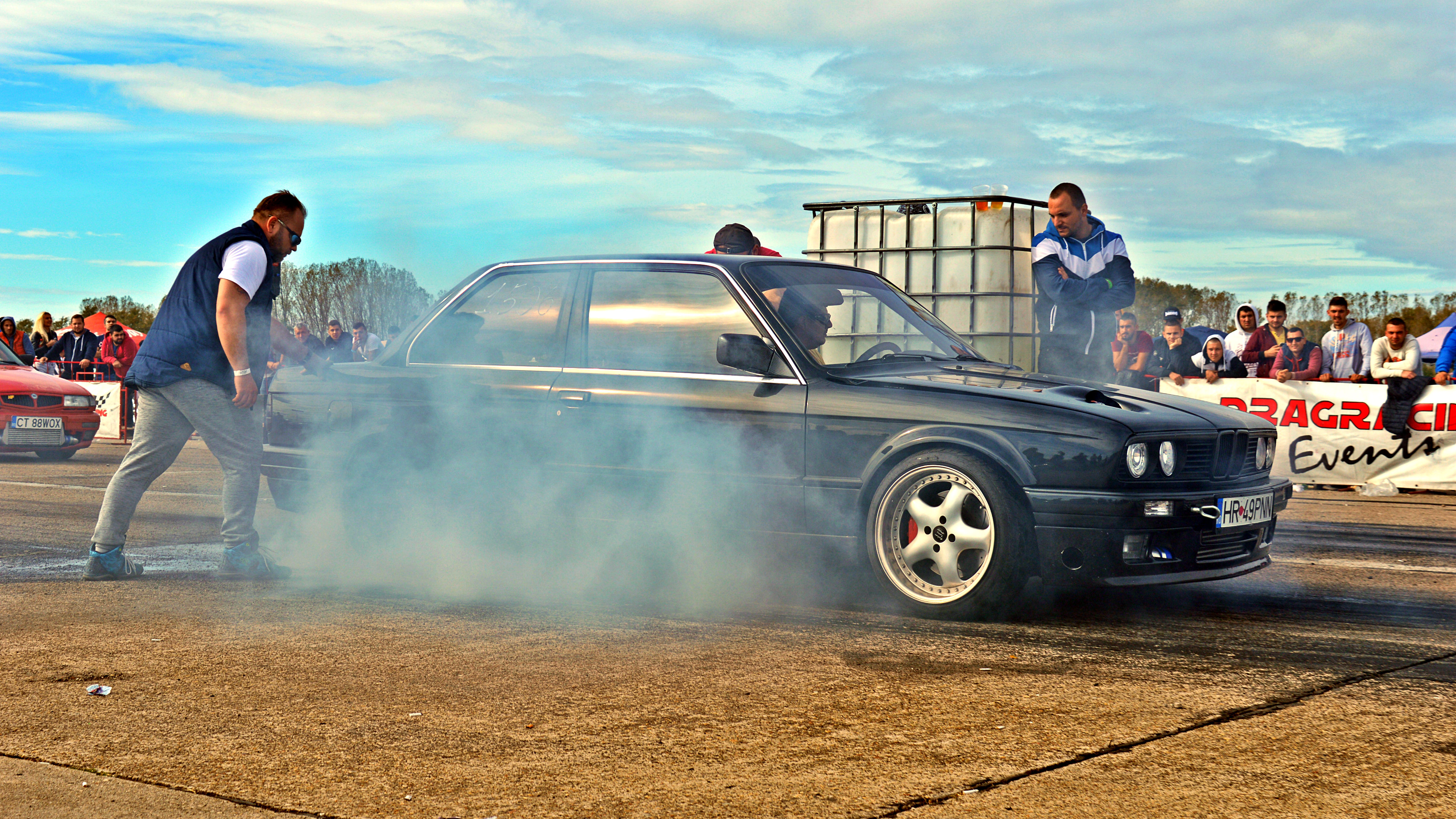 Drag Racing Romania Romania BMW BMW E30 Ianca Race Cars 4000x2250