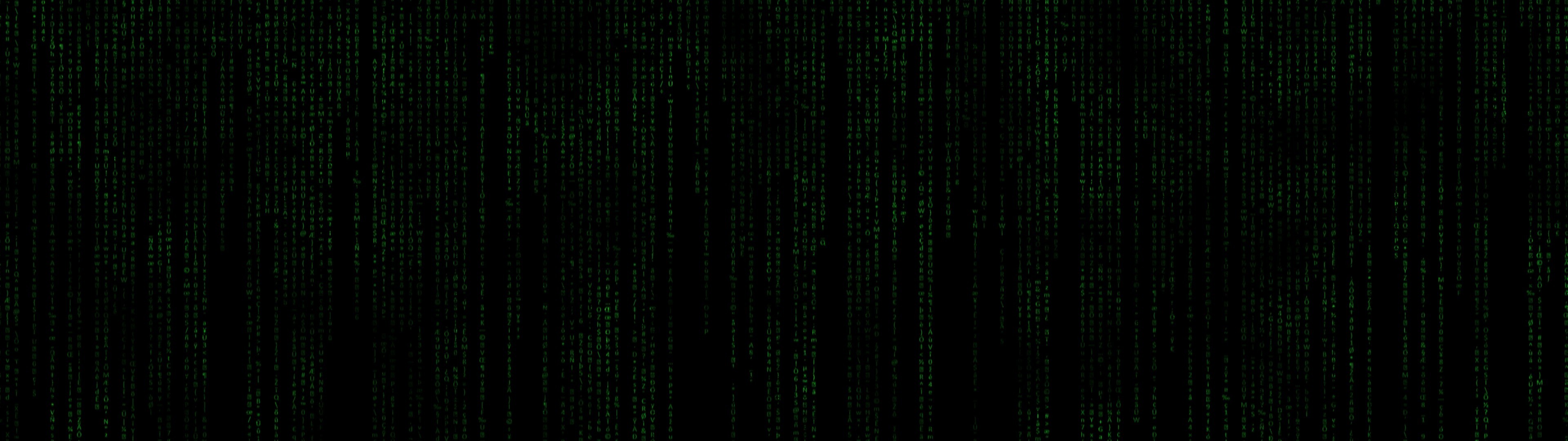 The Matrix Movies Texture Science Fiction Code Super Ultrawide 3840x1080
