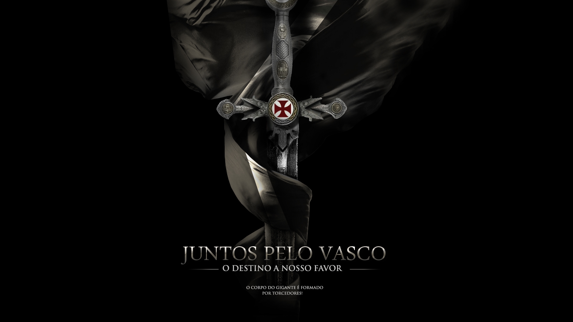 Vasco Da Gama Vasco Black Sports Soccer Soccer Clubs Cross Sword 1920x1080