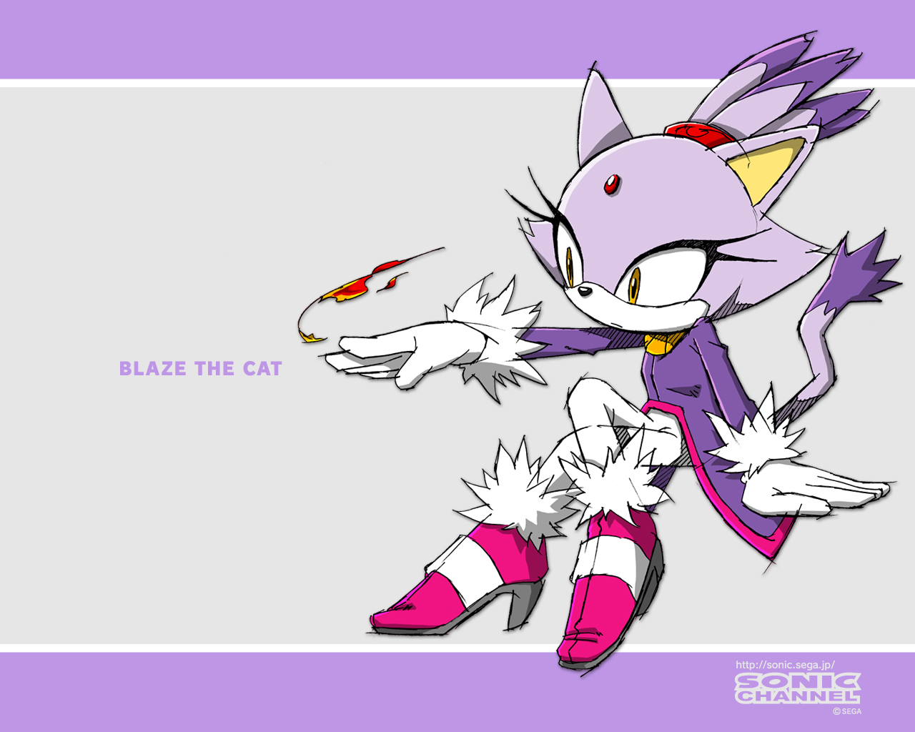 Blaze The Cat 1280x1024