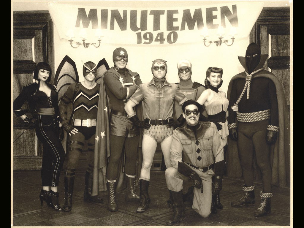 Watchmen Image Comics The Comedian Silk Spectre Sepia 1024x768