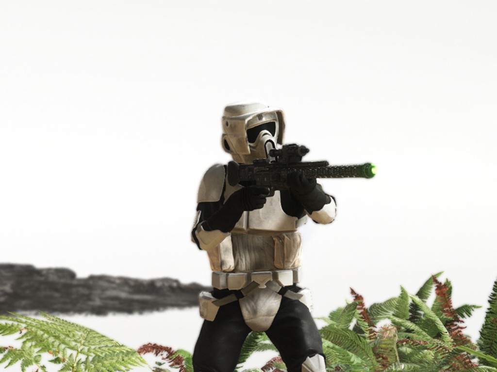 Star Wars Battlefront Star Wars Scout Trooper Sniper Rifle Grass 1024x768