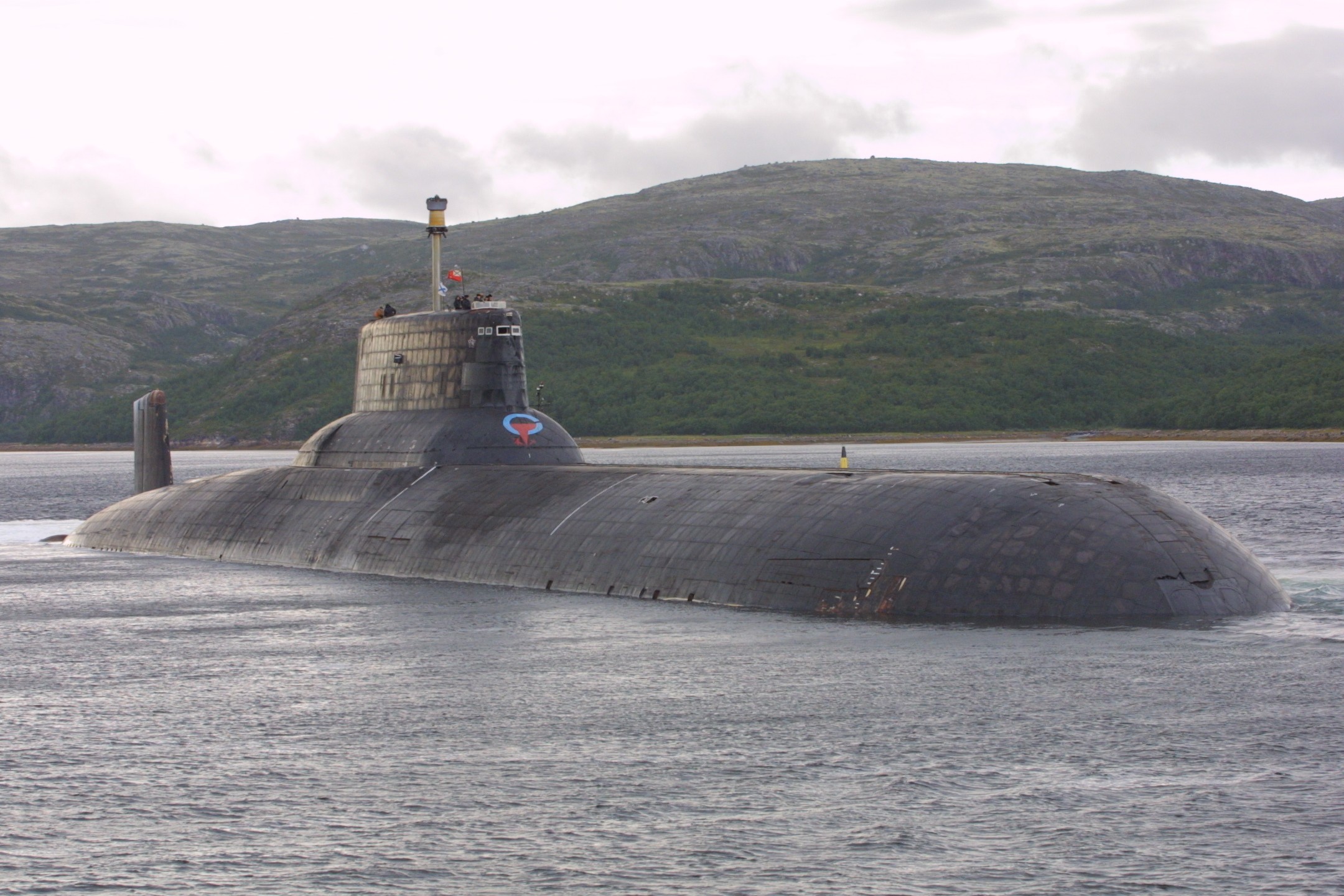 Submarine Vehicle Military Proj 941 Akula Class SSBN Russian Navy 2160x1440