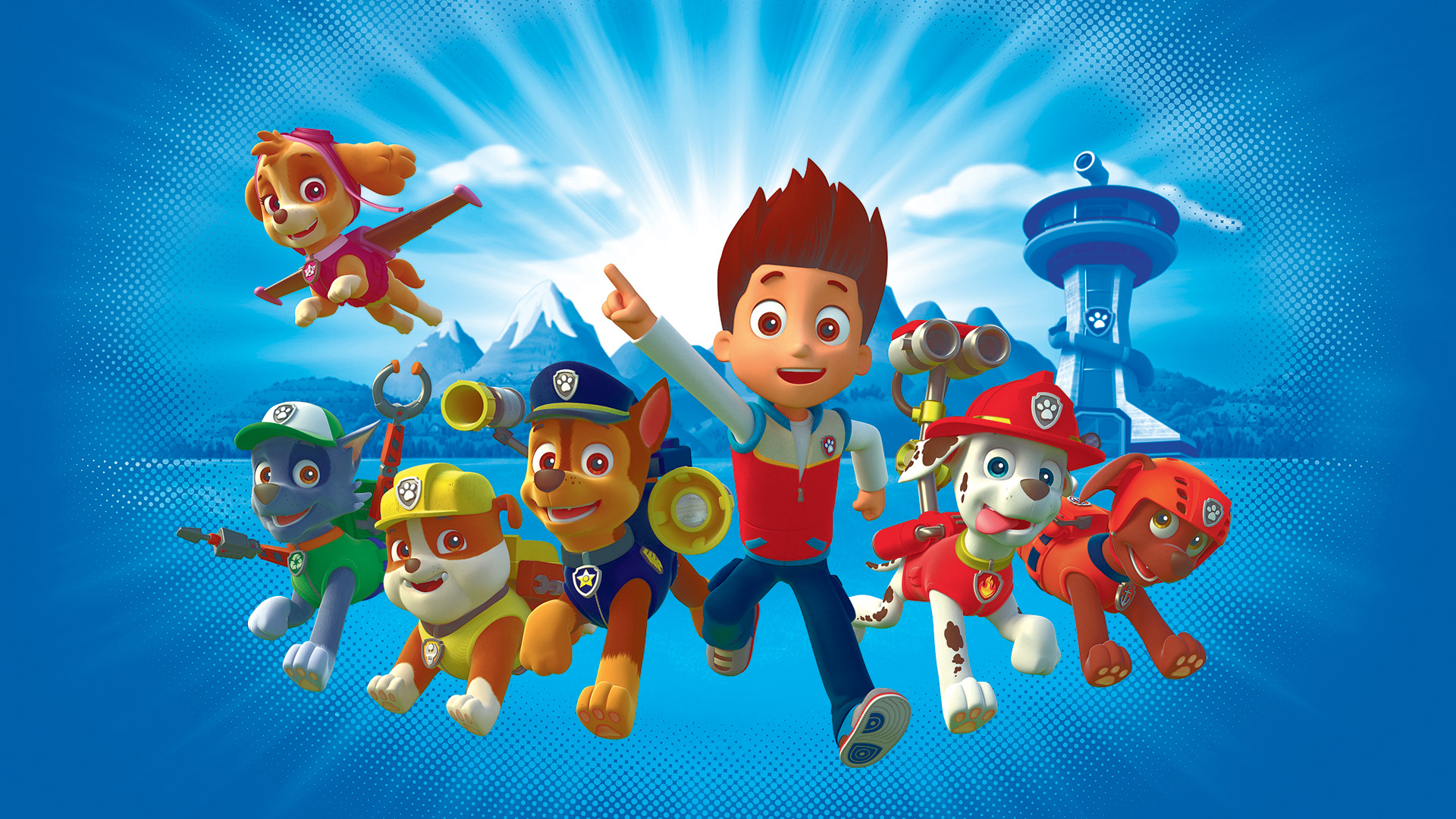 Paw Patrol Cartoon Dog 1920x1080