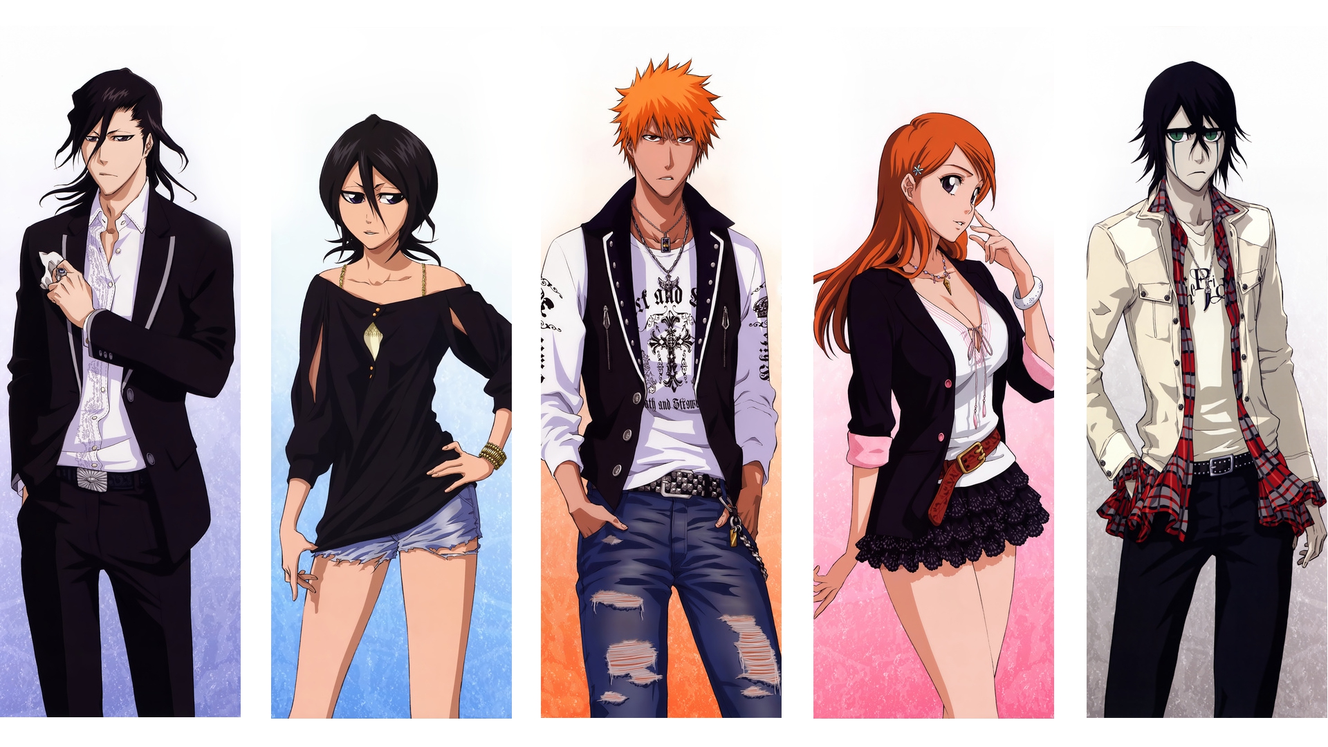 Bleach Anime Collage Anime Girls Anime Boys Redhead Dark Hair Wallpaper ...