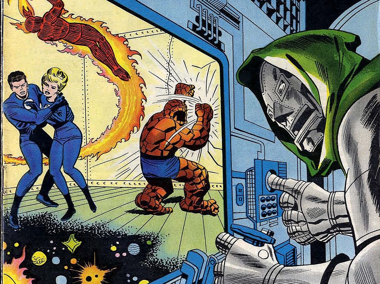 Human Torch Marvel Comics Thing Marvel Comics Doctor Doom Mister Fantastic Invisible Woman Johnny St 1280x959