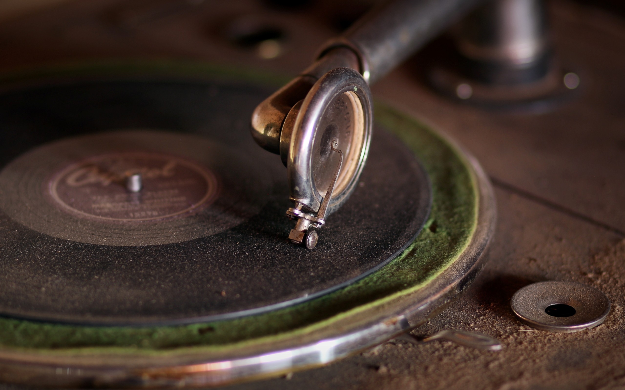 Music Phonographs Gramophone Vintage Old 2560x1600