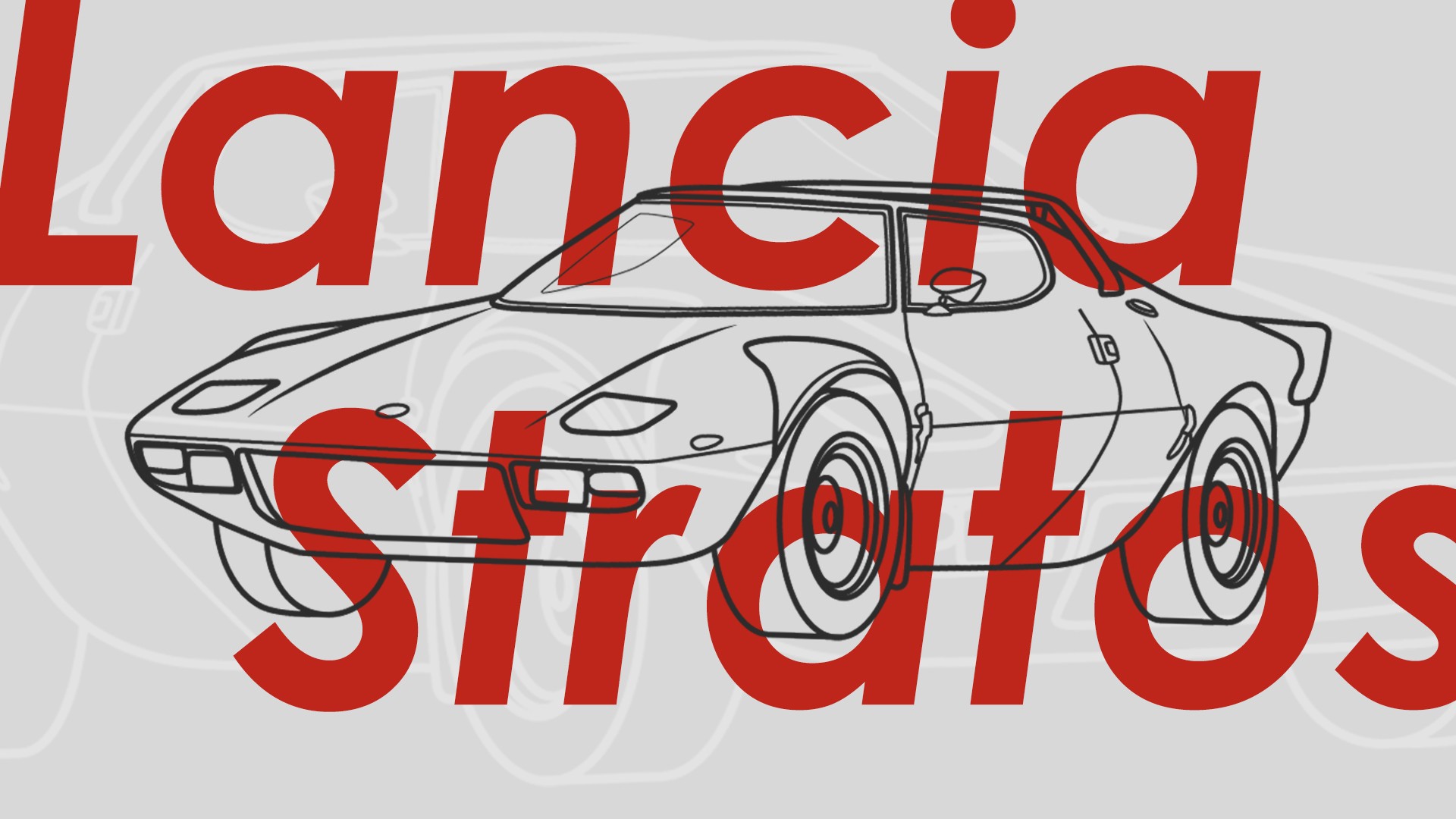 Rally Rally Cars Car Vector Lancia Stratos Illusions Pop Up Headlights 1920x1080