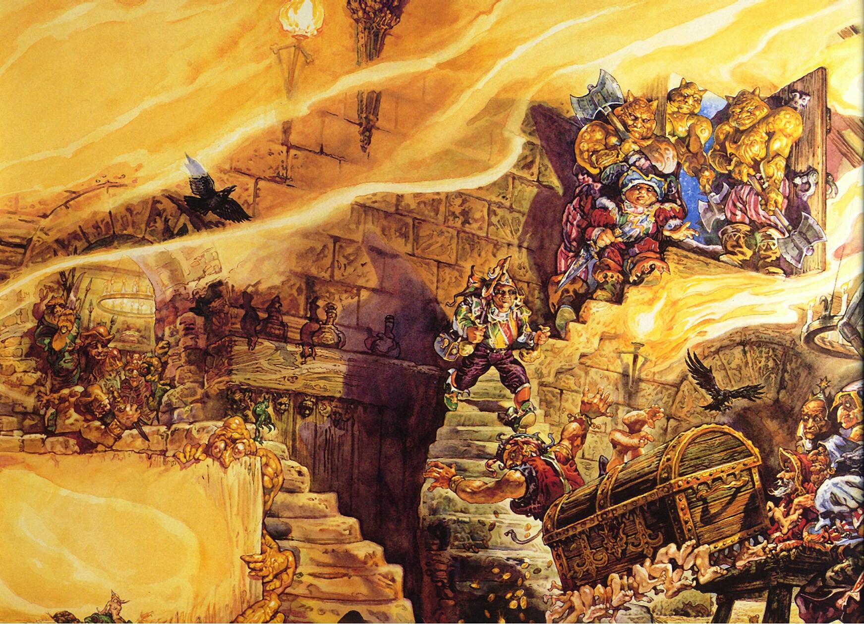 Discworld Books Fantasy Art Artwork Terry Pratchett 1743x1260