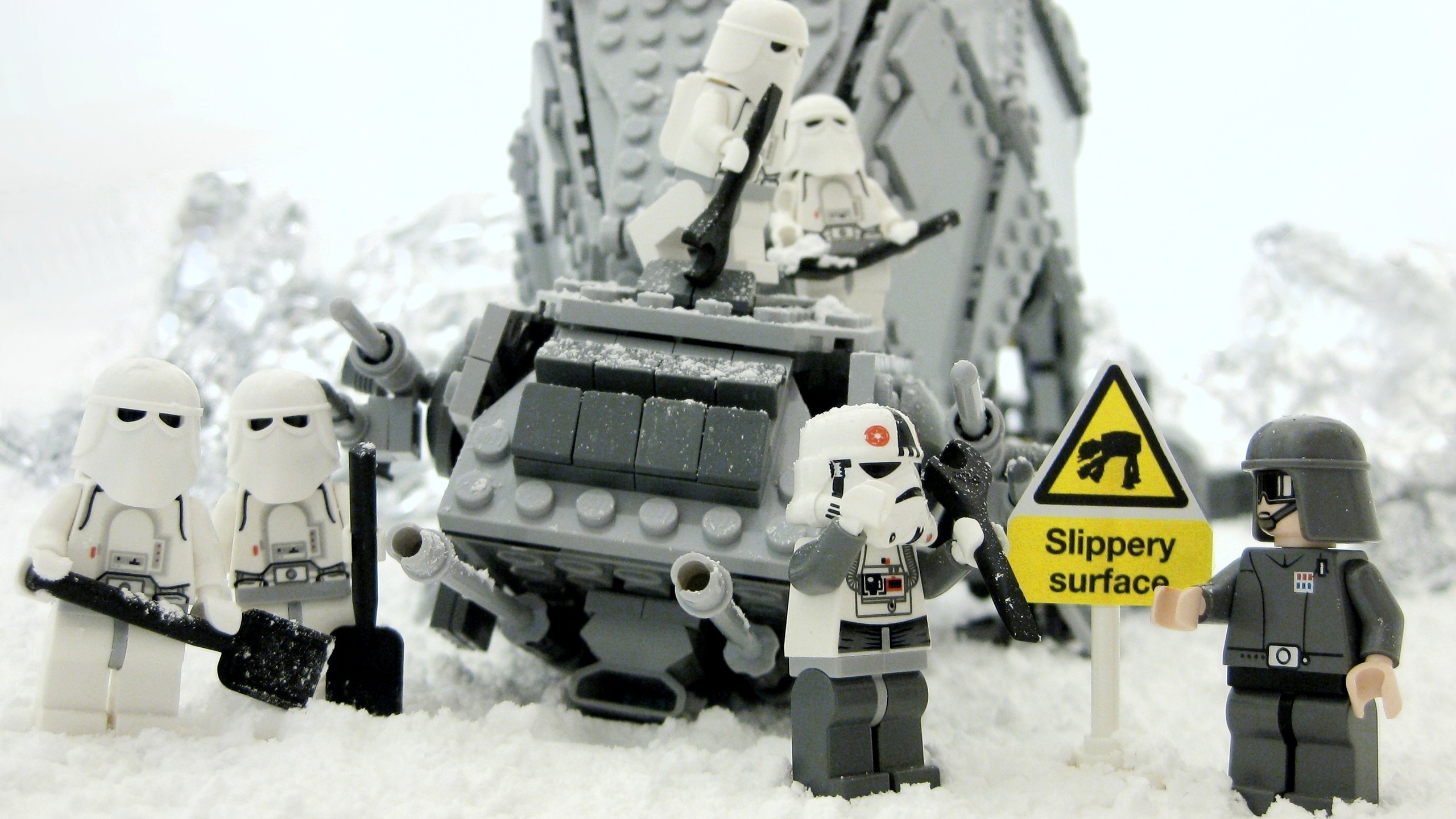 Lego Star Wars Snowtrooper 2560x1440