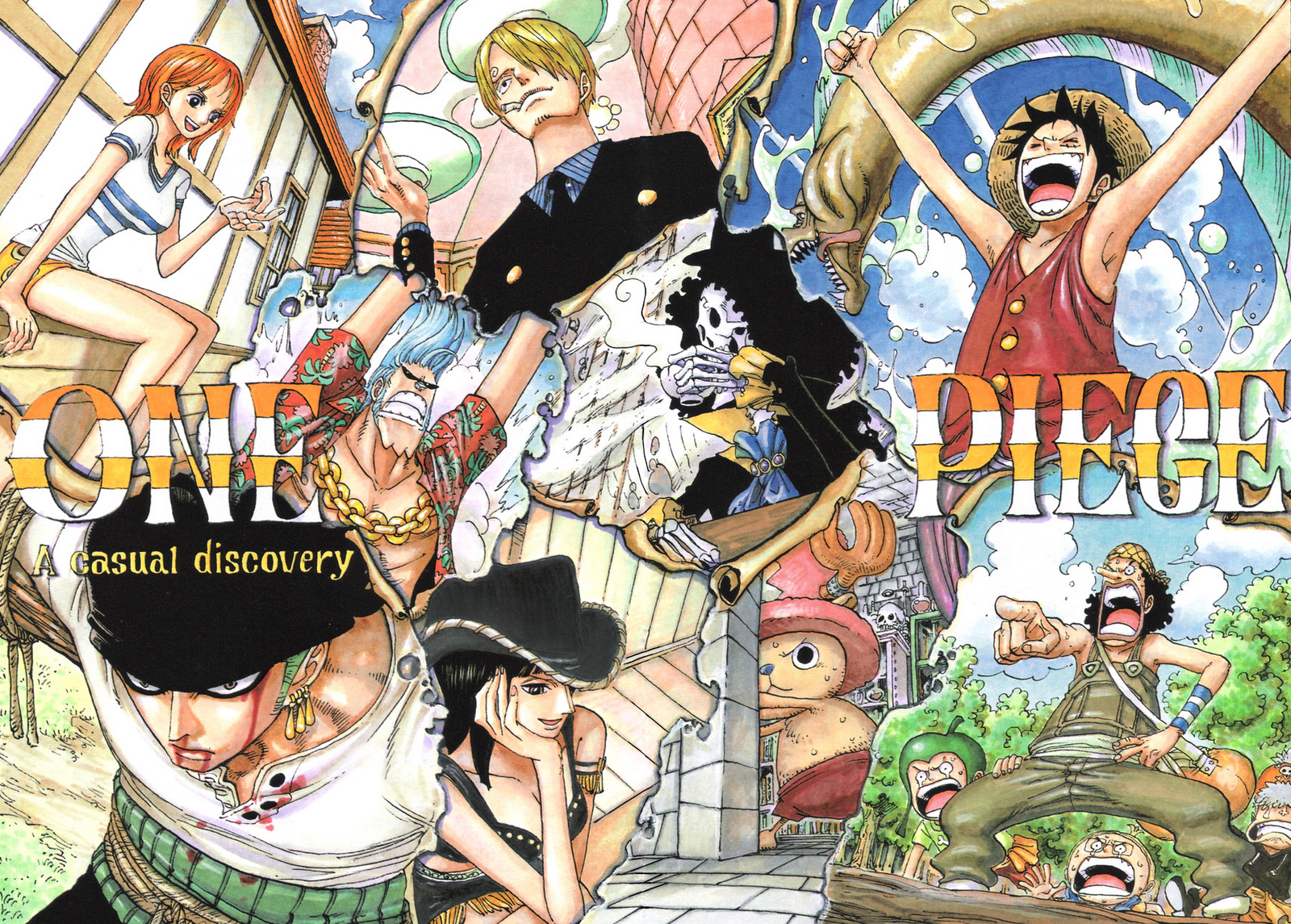 One Piece Nami Sanji Roronoa Zoro Franky Brook Usopp Nico Robin Monkey D Luffy Anime 1600x1145
