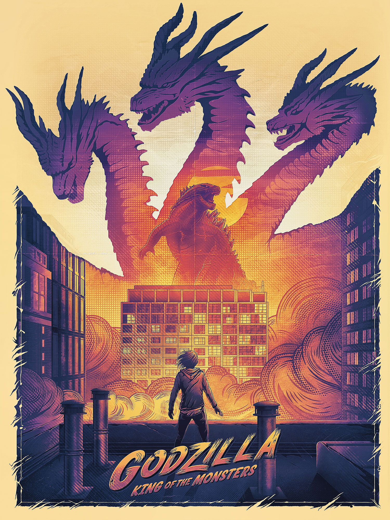 Godzilla Artwork Kaiju Fan Art Movies King Ghidorah Godzilla King Of The Monsters 1500x2000