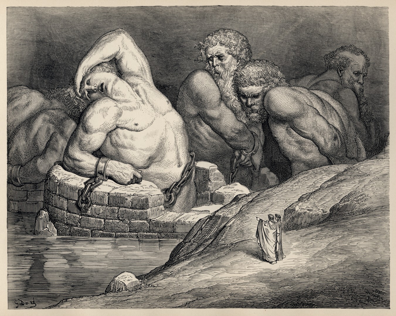 Greek Mythology Artwork Painting Gustave Dore 1351x1080