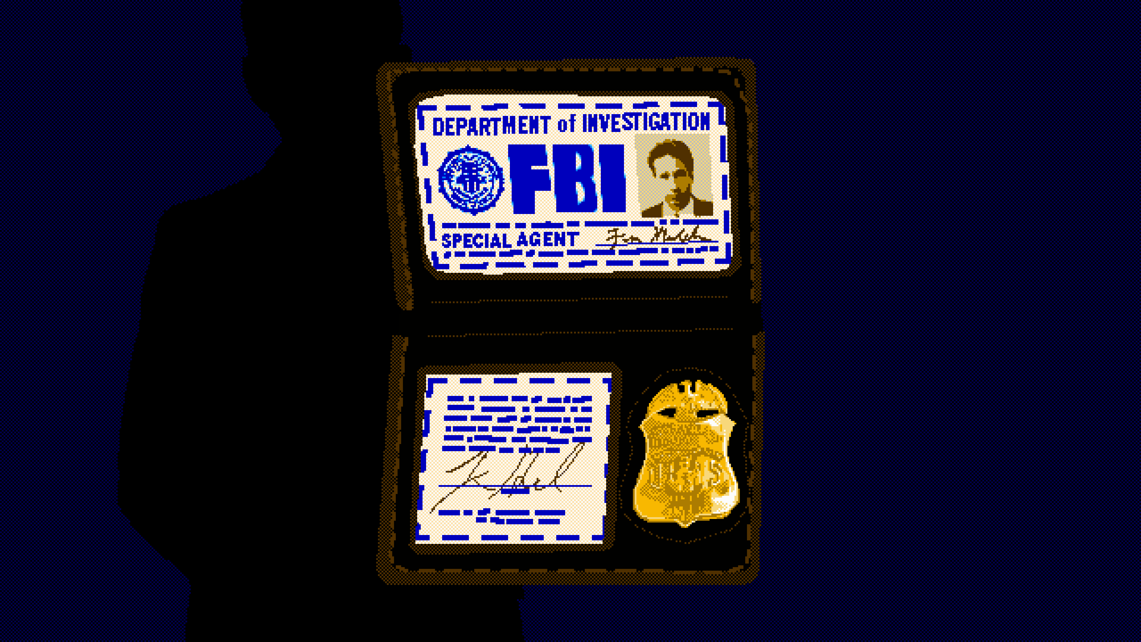 Ahoy Police Badge Fox Mulder 3840x2160