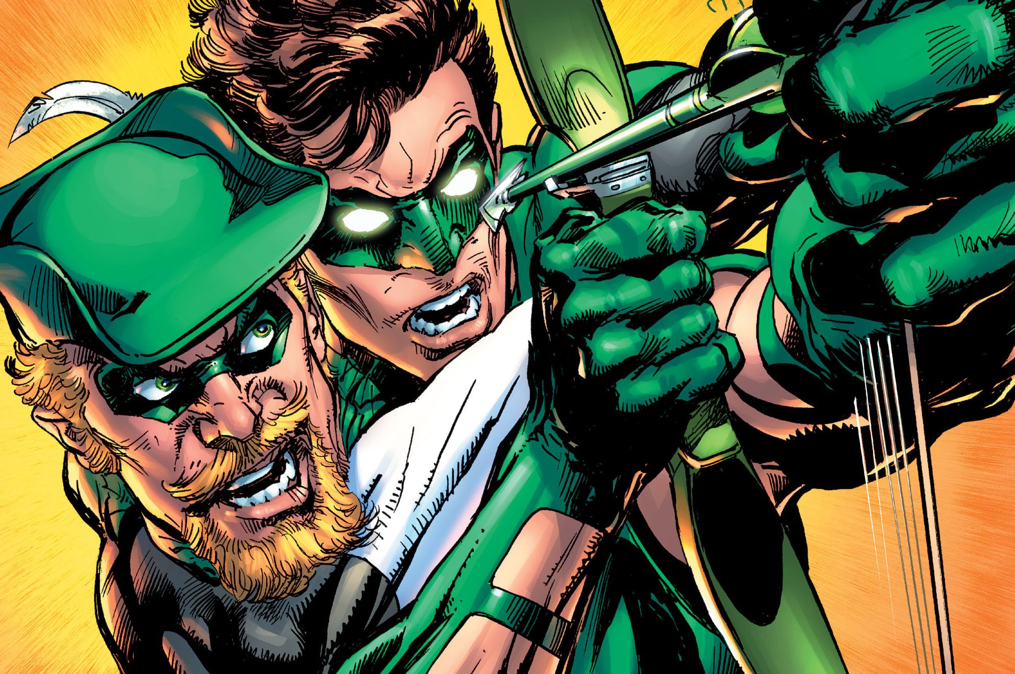 Green Arrow Green Lantern Hal Jordan DC Comics 1986x1319