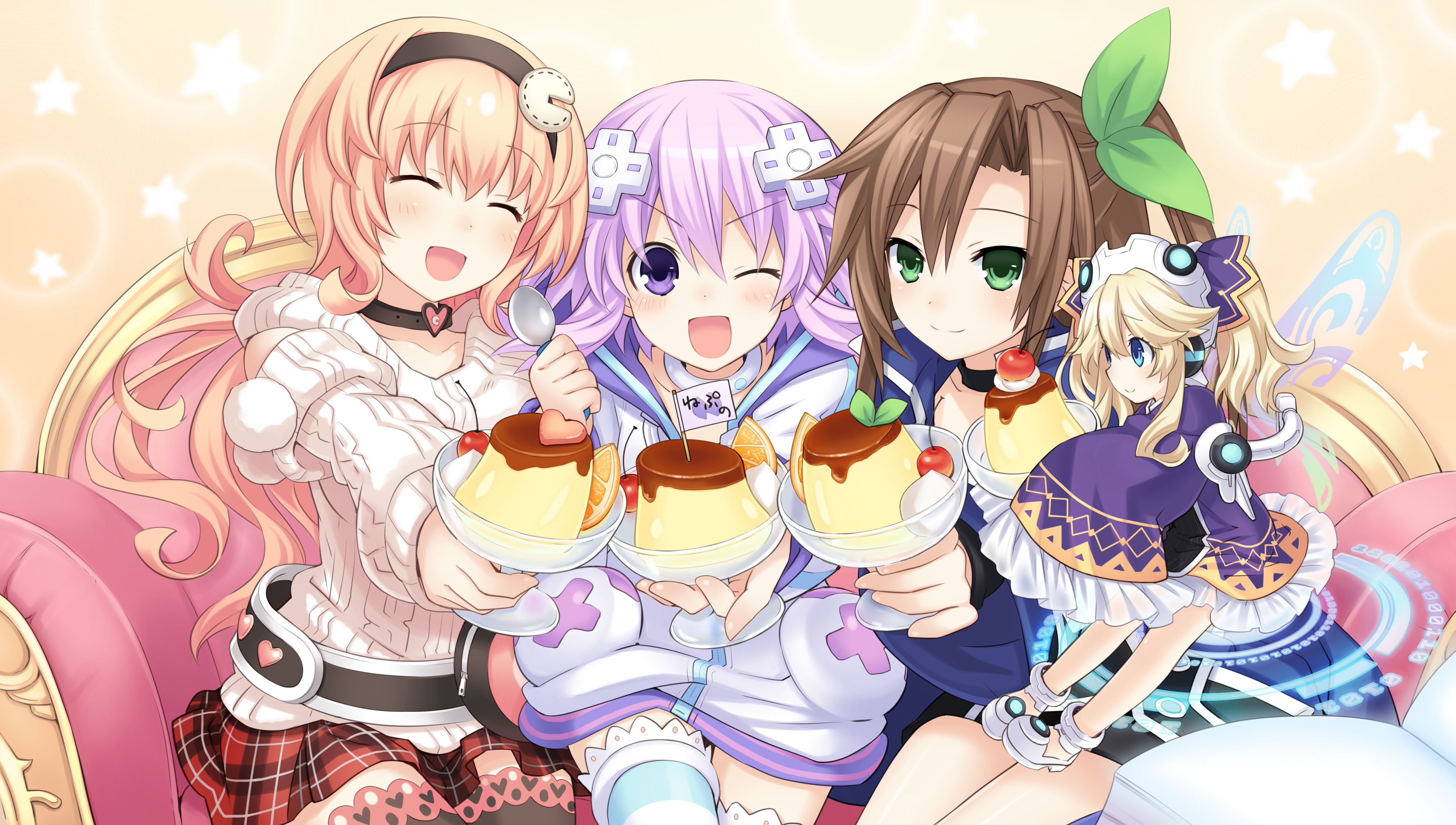 Hyperdimension Neptunia Anime Girls Neptune Hyperdimension Neptunia IF Hyperdimension Neptunia Compa 3843x2178