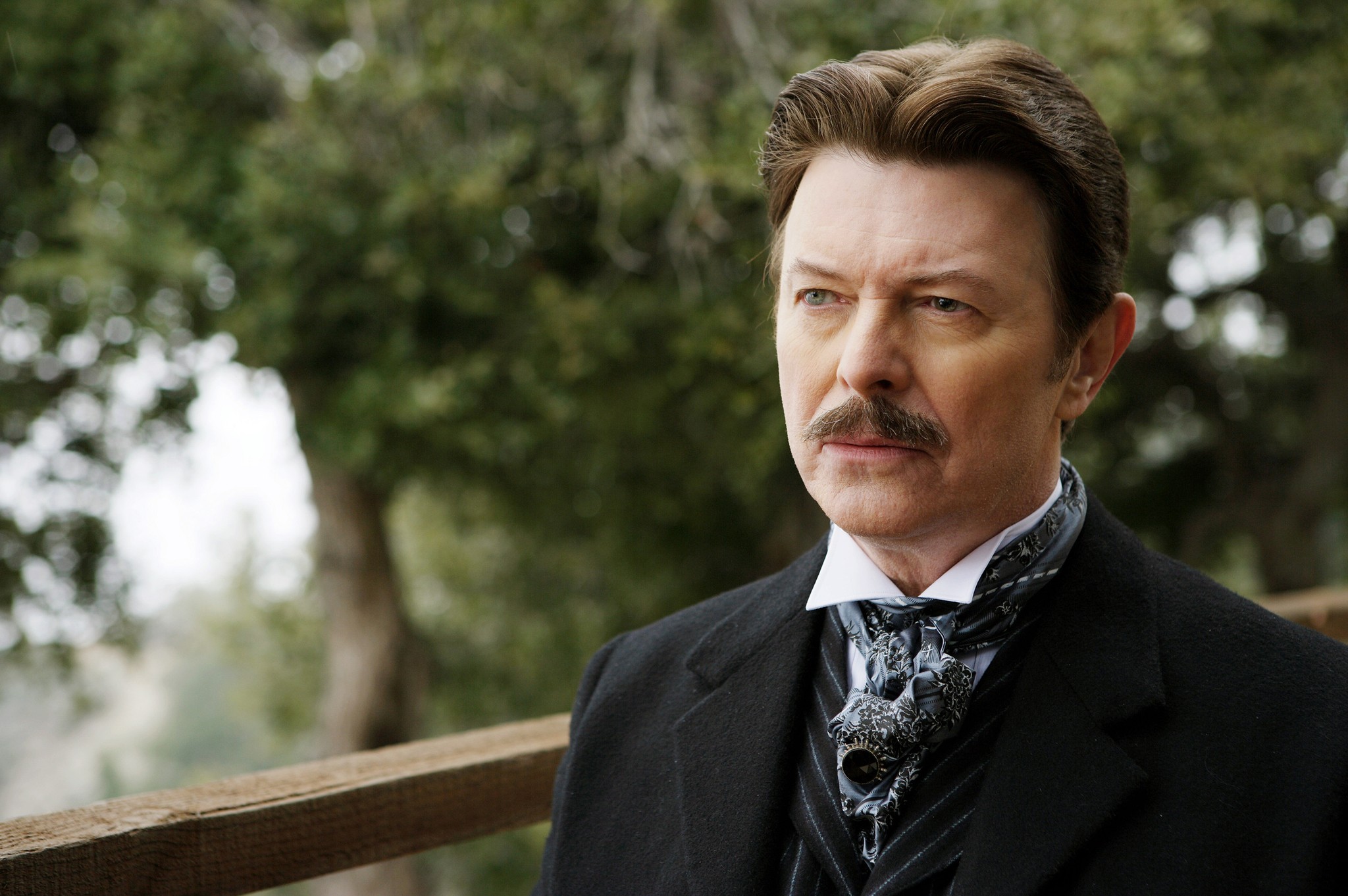 Movies Men Actor The Prestige David Bowie Nikola Tesla Suits Heterochromia Moustache Trees Scientist 2048x1362