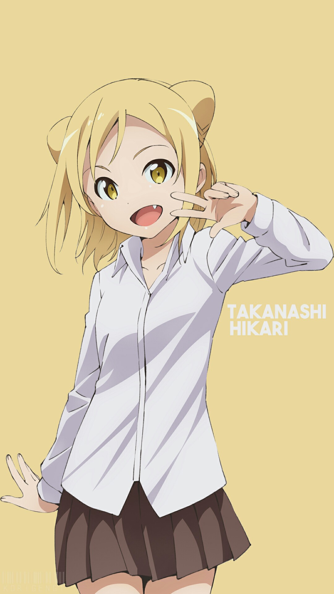 Demi Chan Wa Kataritai Anime Girls Takanashi Hikari 1080x1920