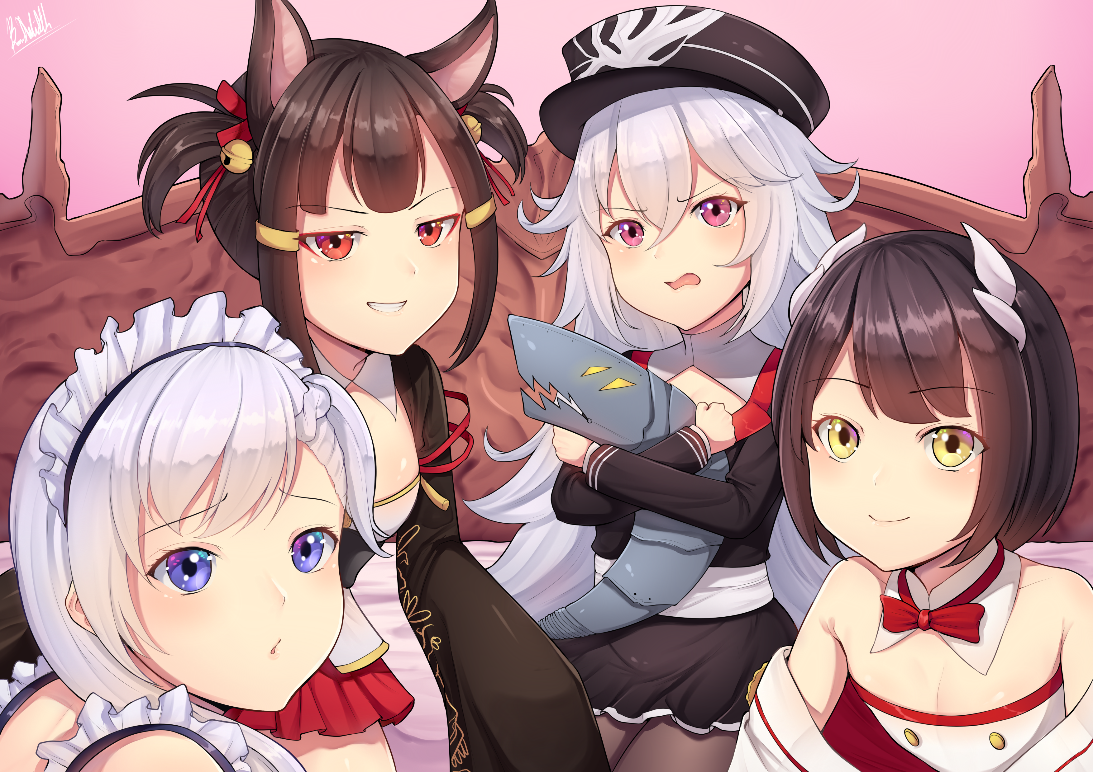 Anime Girls Anime Azur Lane Graf Zeppelin Azur Lane Belfast Azur Lane Akagi Azur Lane Hiei Azur Lane 3508x2480