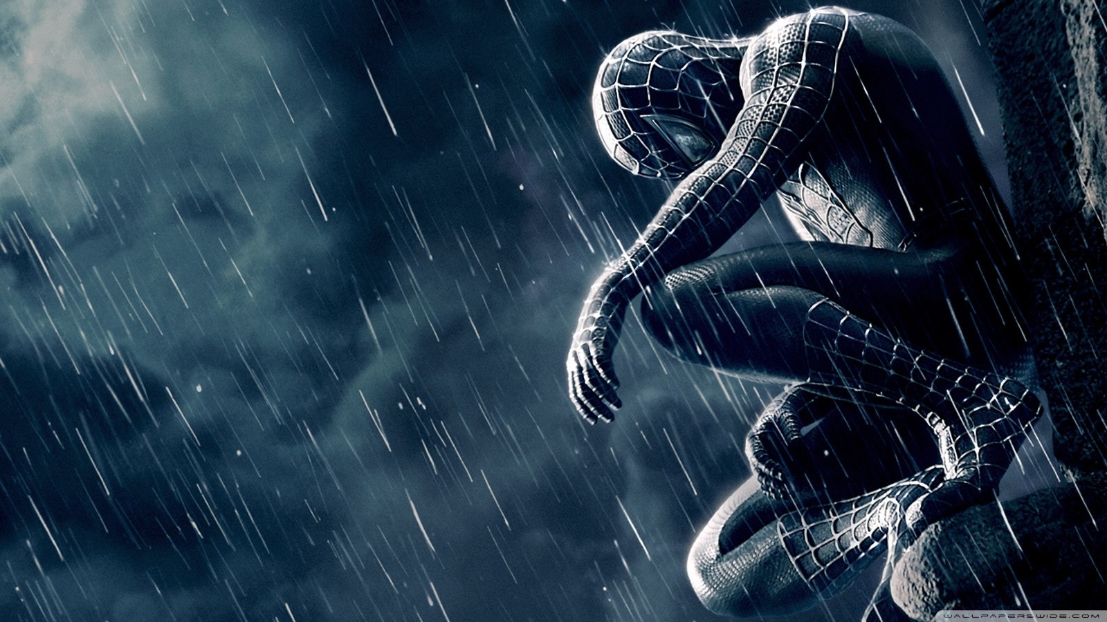 Movies Rain Spider Man 3 1600x900