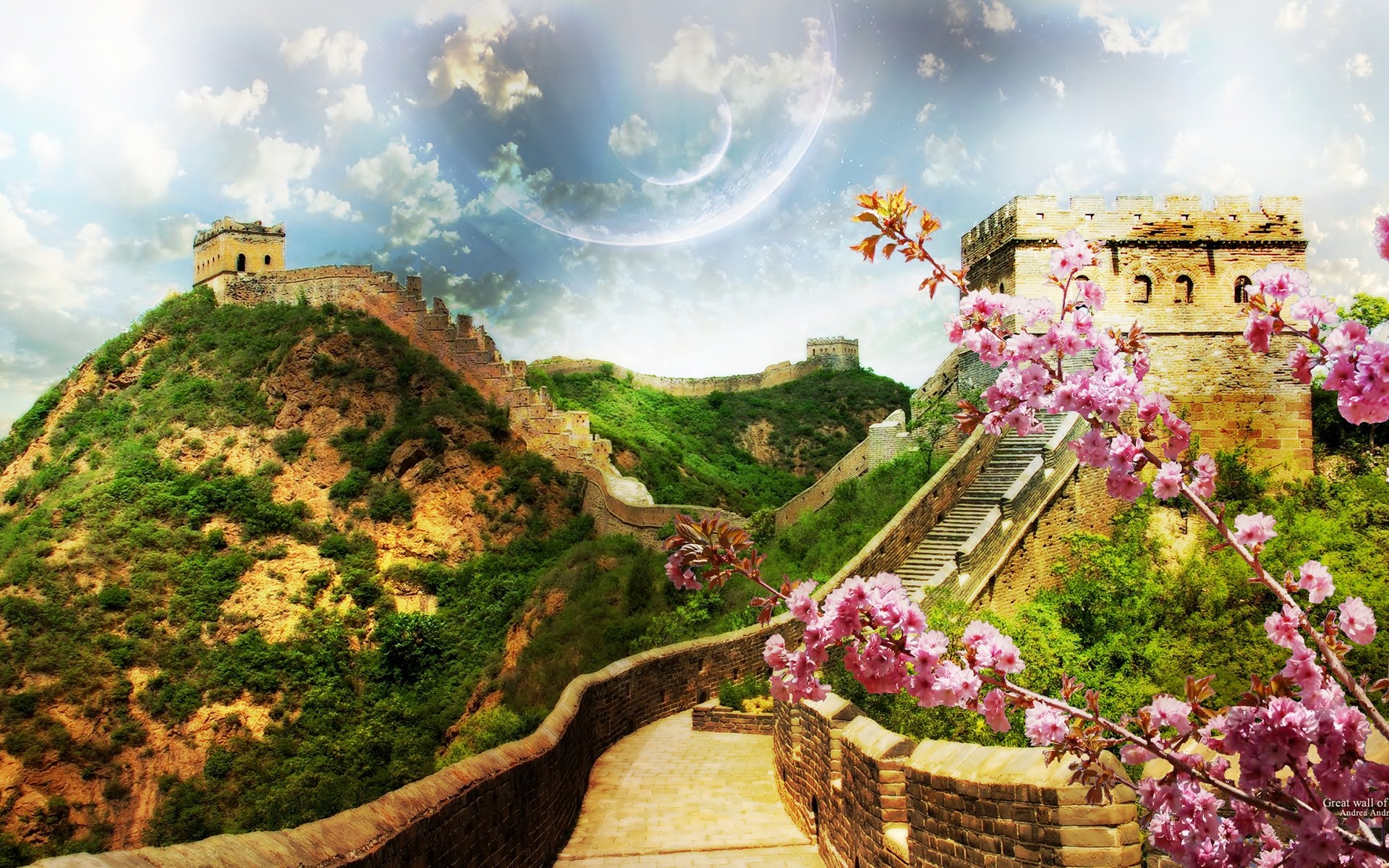 Photography Great Wall Of China 1920x1200