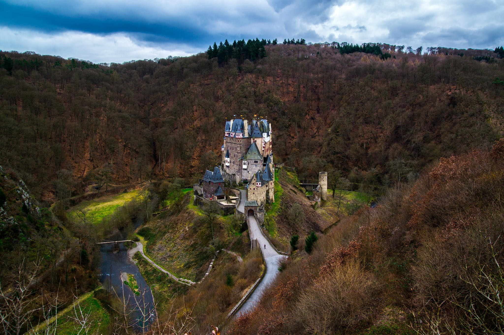 Castle Landscape Eltz Castle 2048x1361