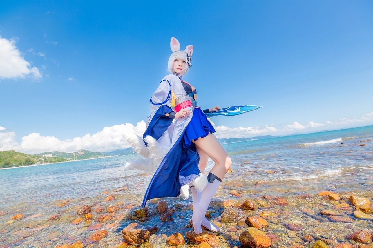 Cosplay Asian Cosplayer Sherryken777 Women Bilan Hangxian Kaga Bilan Hangxian Azur Lane Kaga Azur La 1286x856