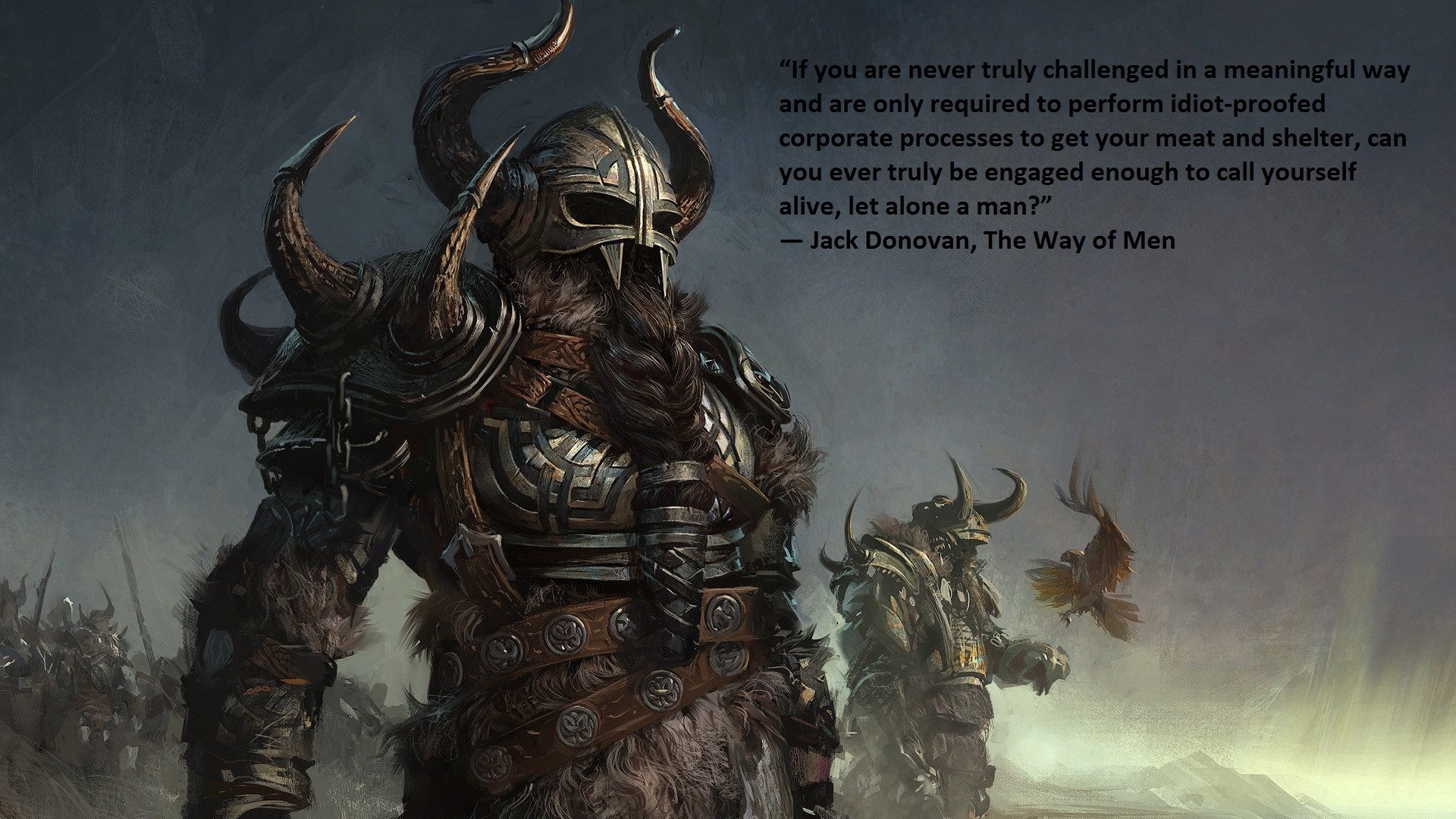 Jack Donovan Barbarian Quote 1920x1080