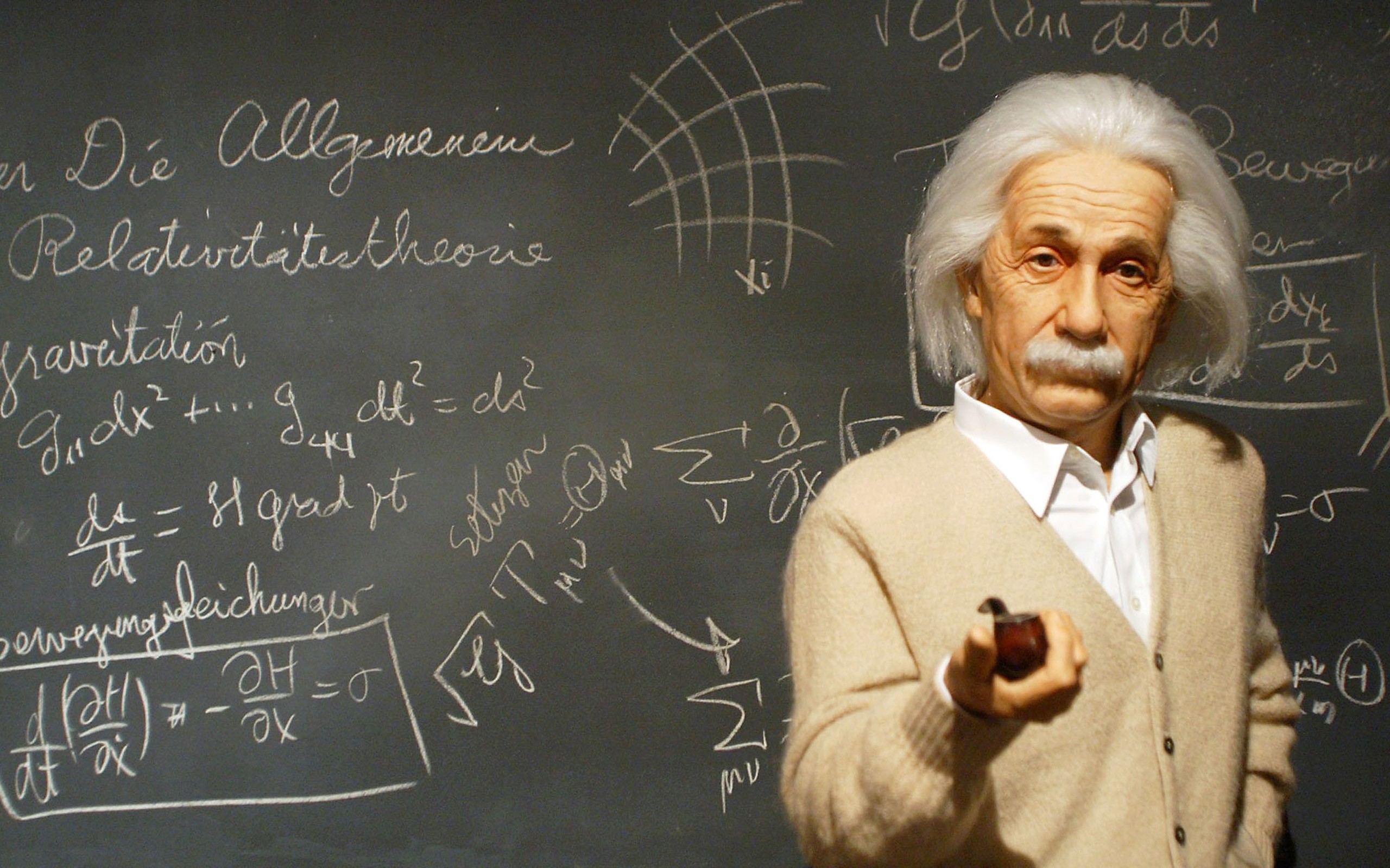Albert Einstein Science Formula Men 2560x1600