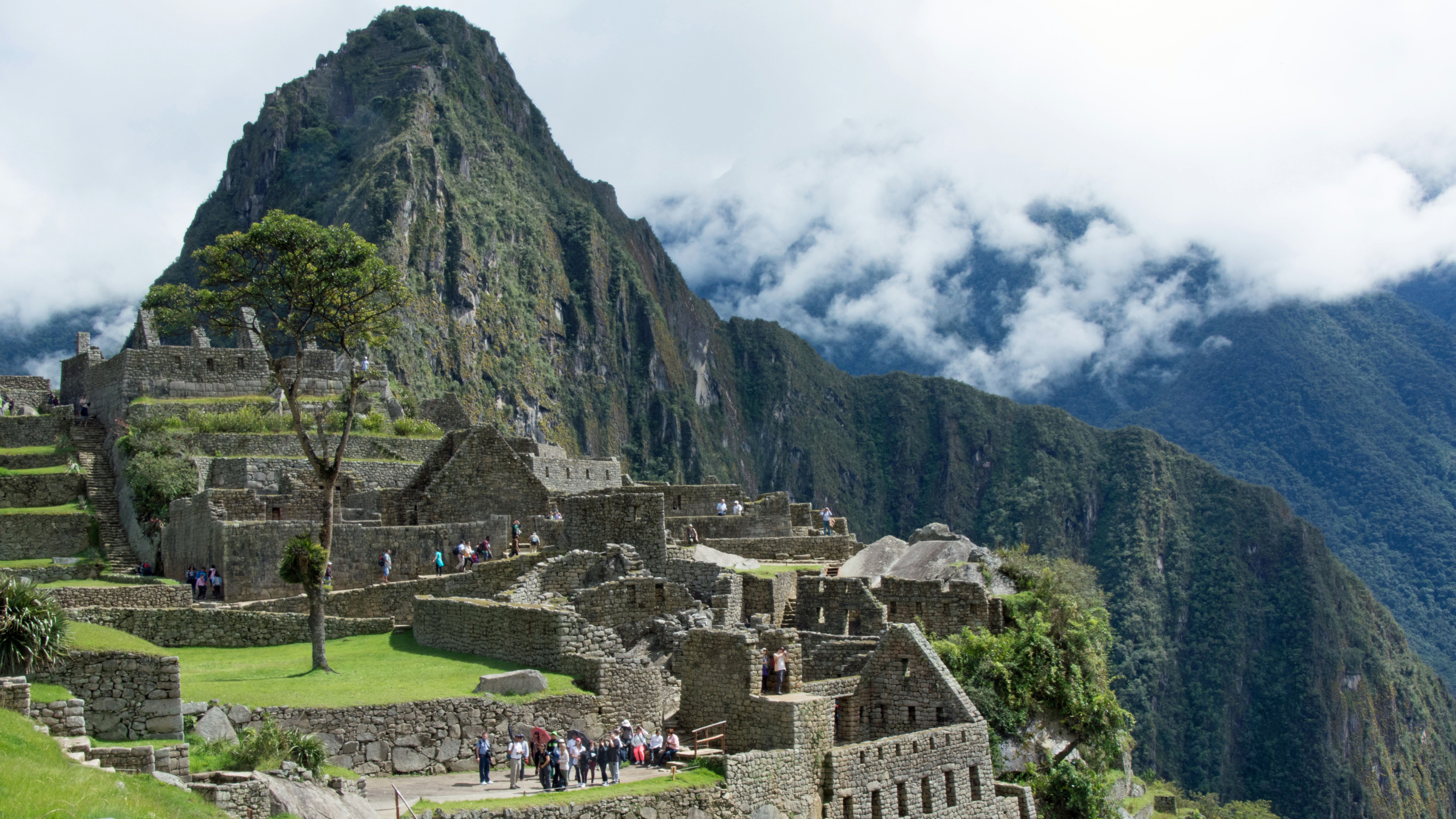 Machu Picchu Mountains South America Ruin 5757x3238