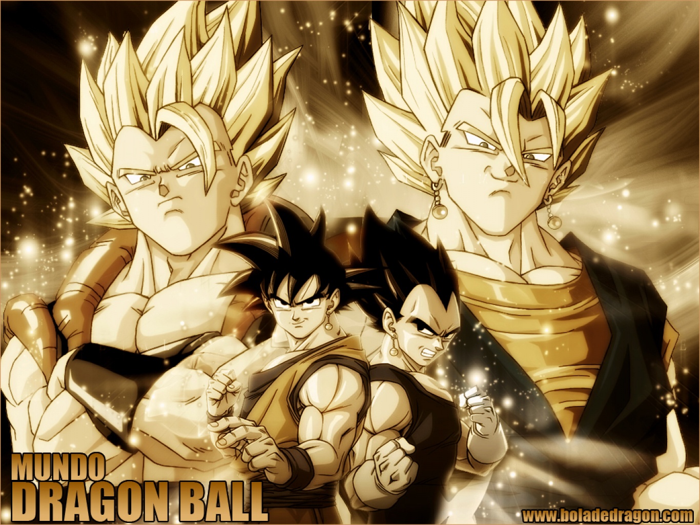 Goku Vegeta Dragon Ball Vegetto Dragon Ball Gogeta Dragon Ball 1366x1024