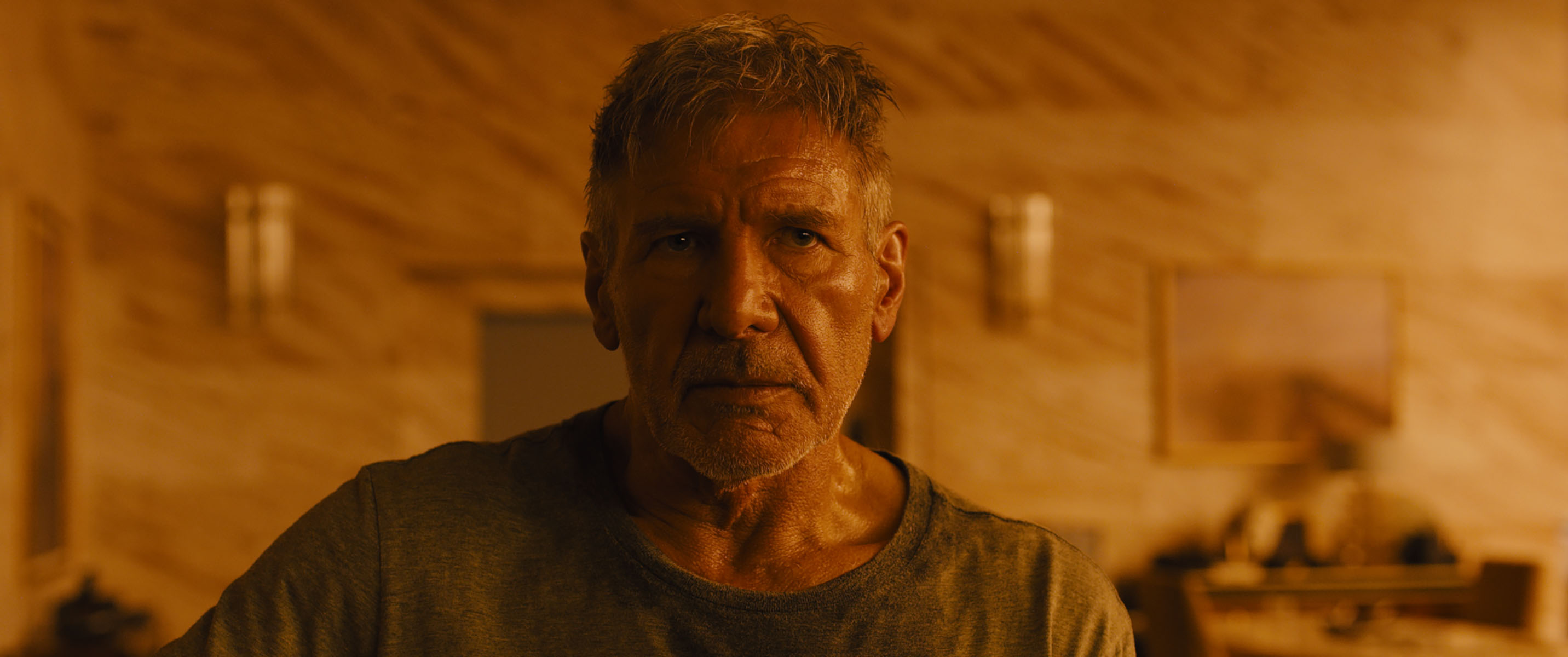 Blade Runner 2049 Movies Men Actor Harrison Ford Rick Deckard 2864x1200