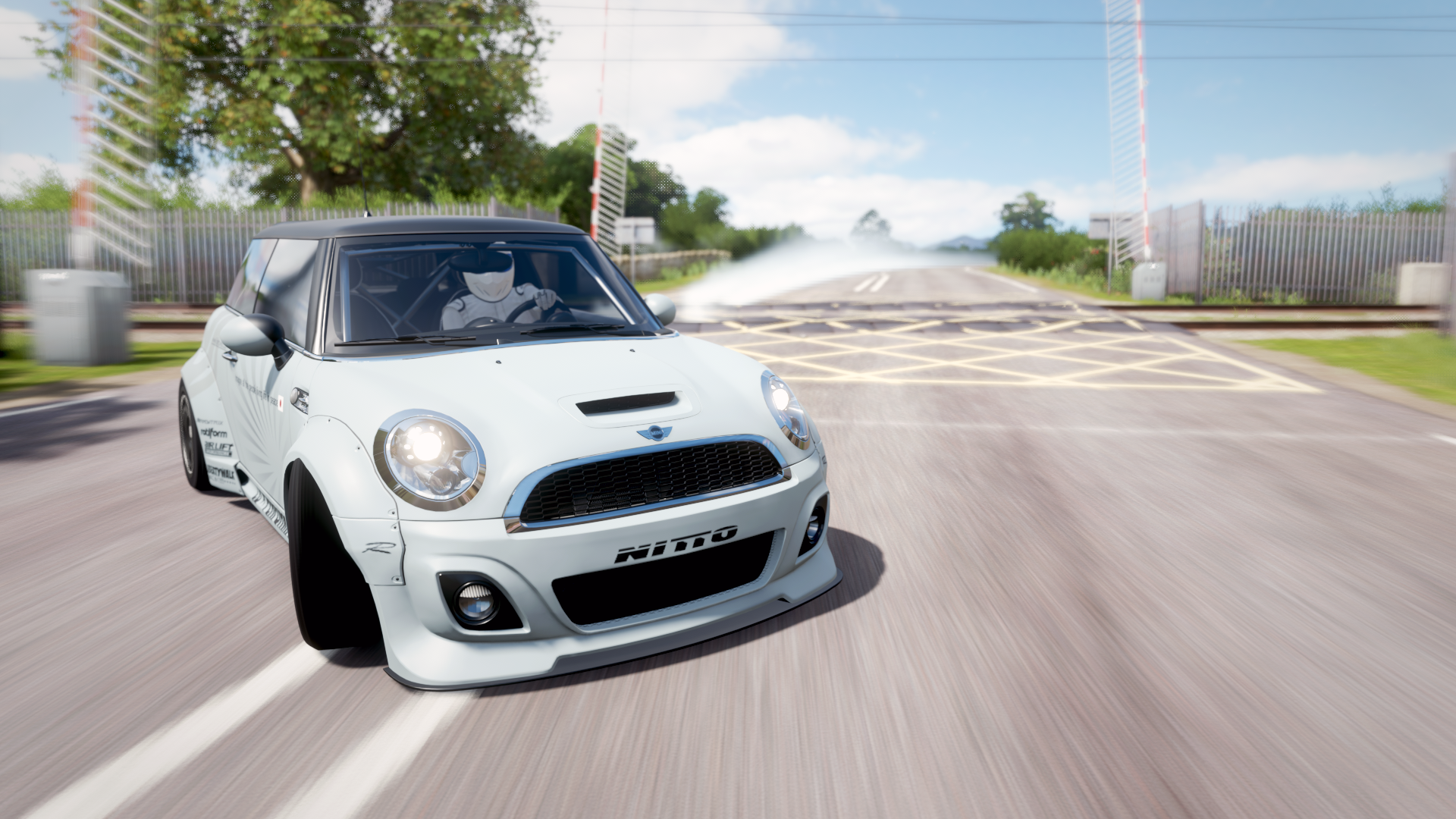 Forza Forza Games Forza Horizon 4 Car Mini Mini Cooper Drift Drift Missile Bolt On Fender Flares 1920x1080