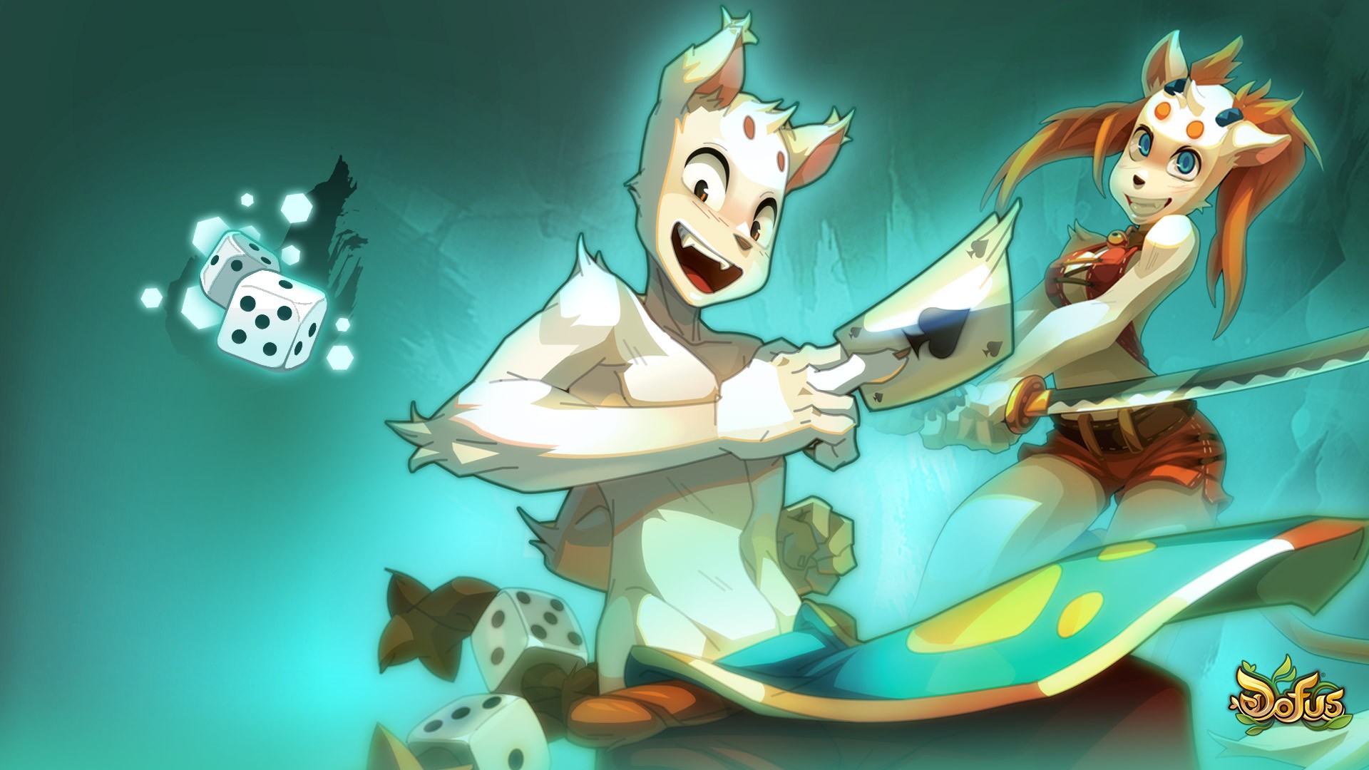 Dofus Video Games Dice Playing Cards Video Game Art 1920x1080