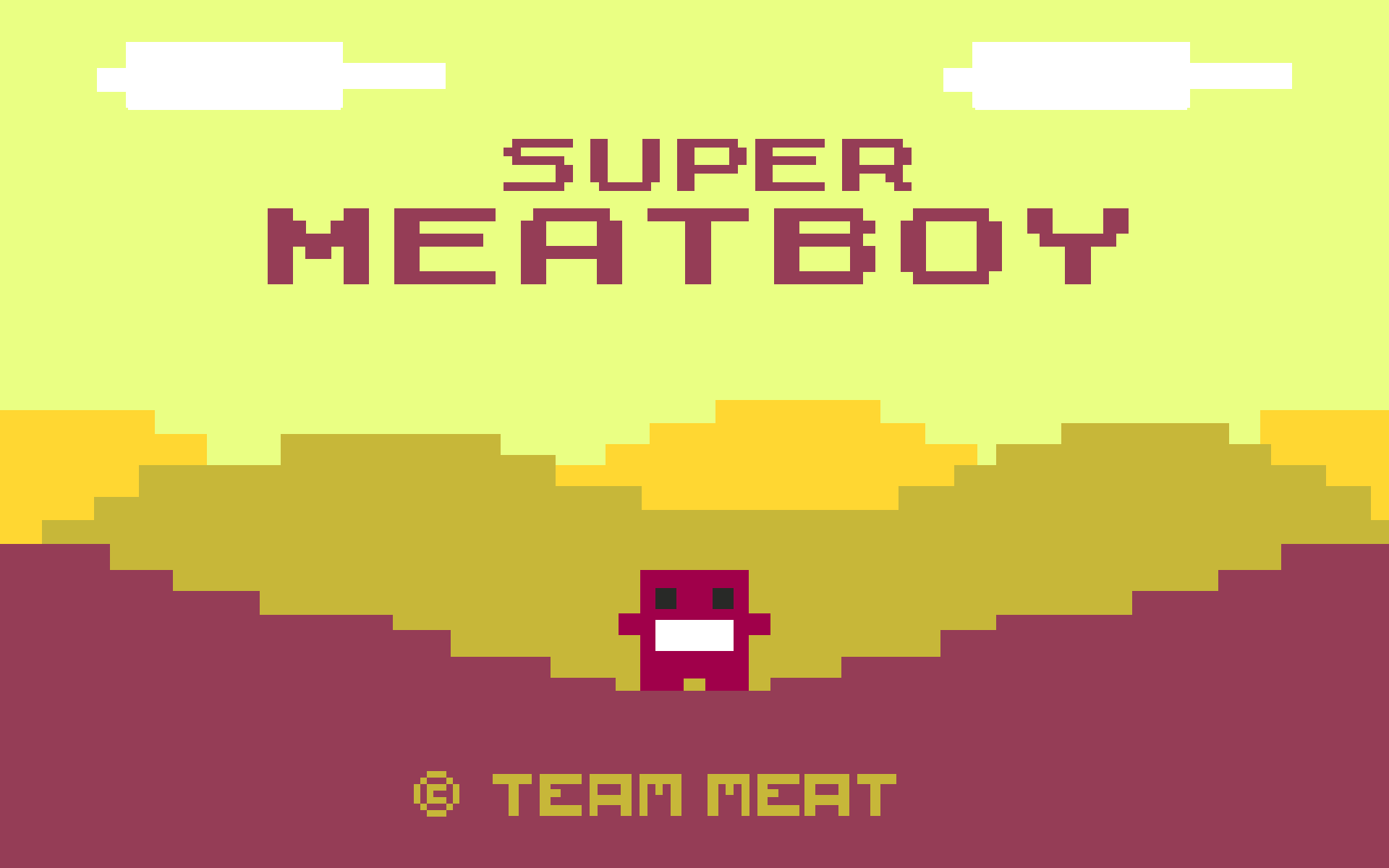 Video Games Super Meat Boy Pixels 1920x1200