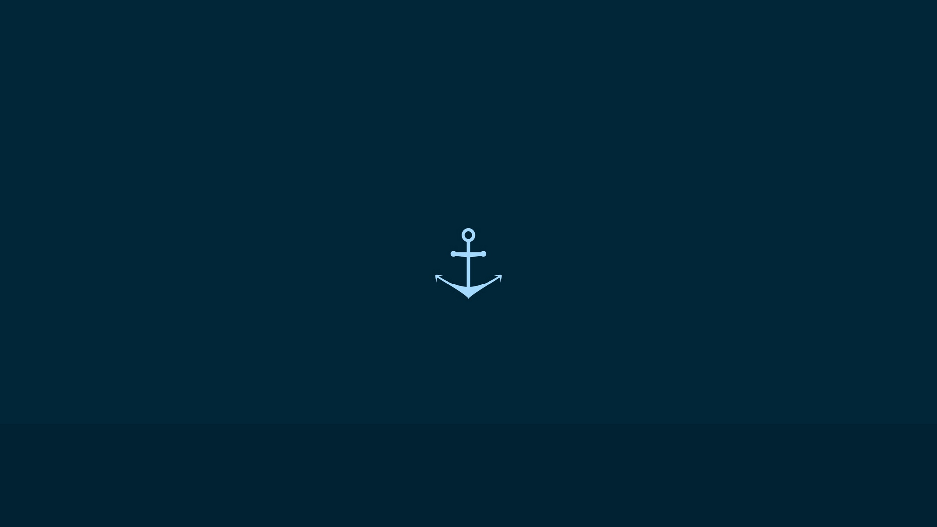 Minimalism Anchors Nautical Simple Background Simple 1920x1080