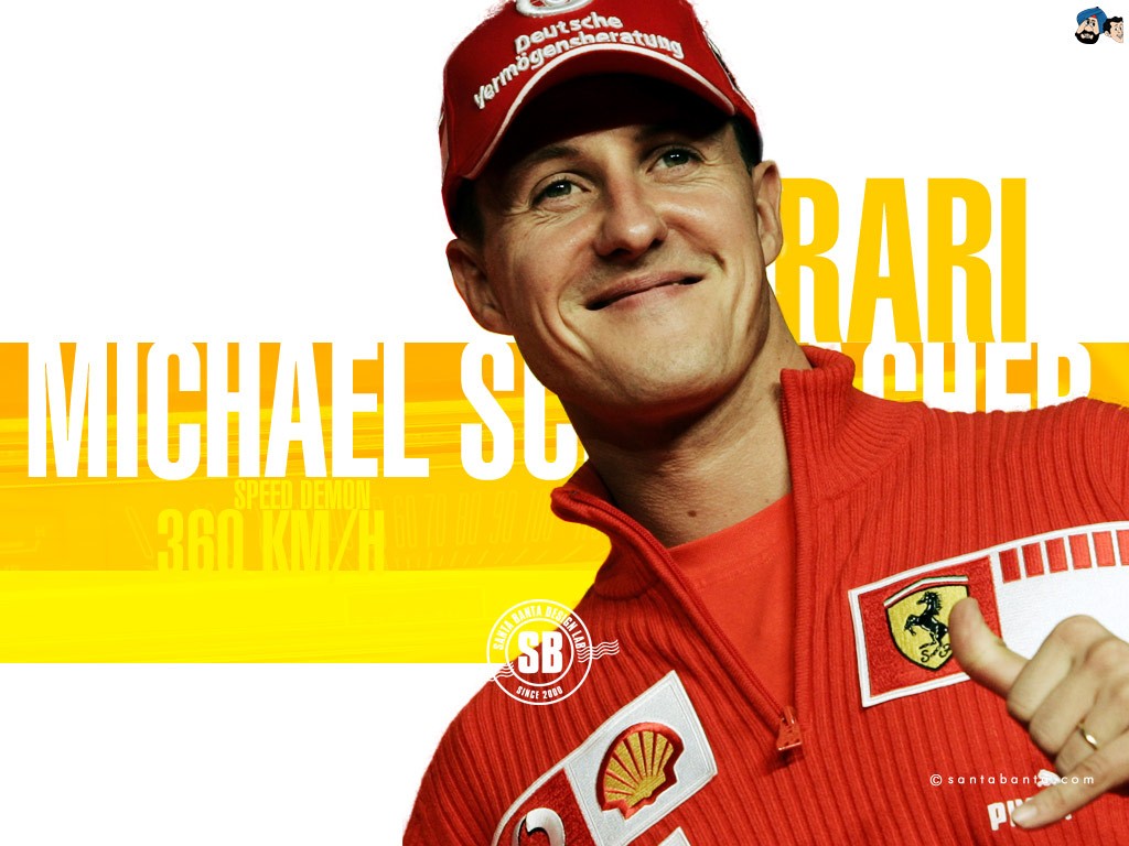 Michael Schumacher Ferrari Formula 1 Racing Logo World Champion Racer German Legend Brand 1024x768
