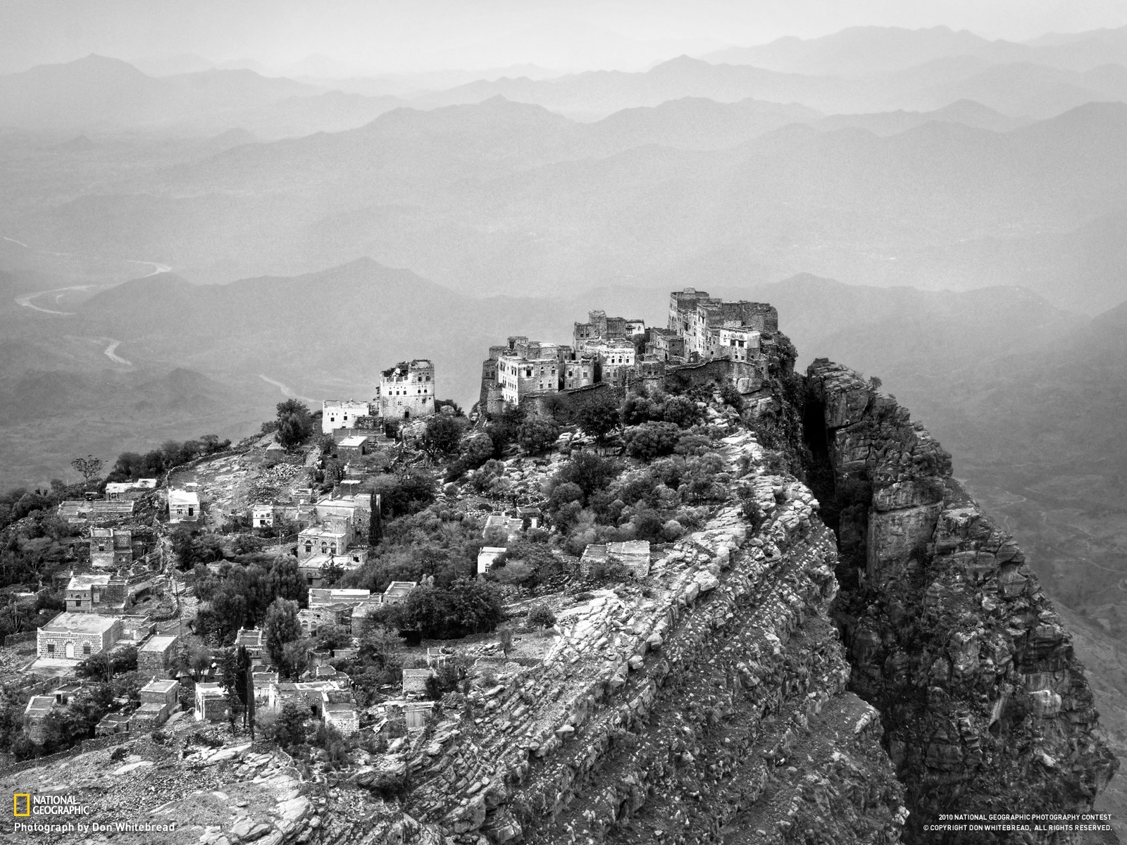 Landscape Monochrome Yemen 1600x1200