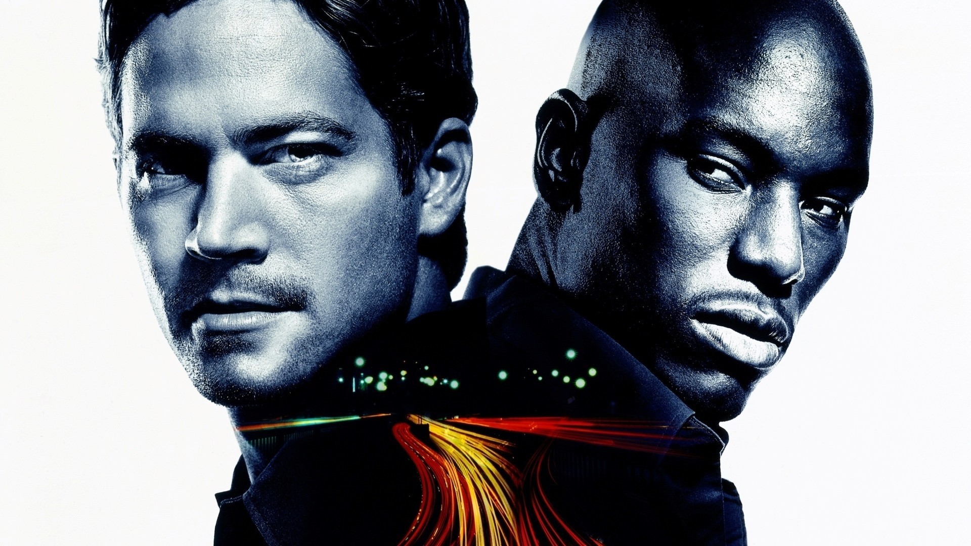 Paul Walker Fast And Furious Tyrese Gibson Movie Poster 1920x1080