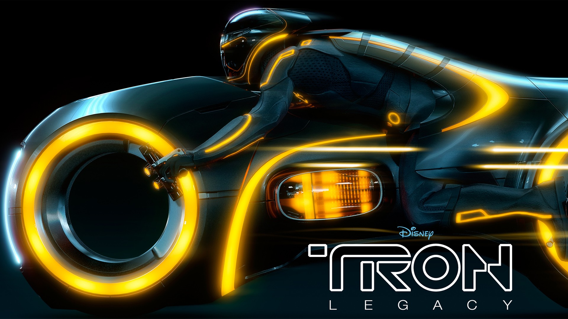 Movies Tron Legacy Light Cycle Text Simple Background Black Background 1920x1080