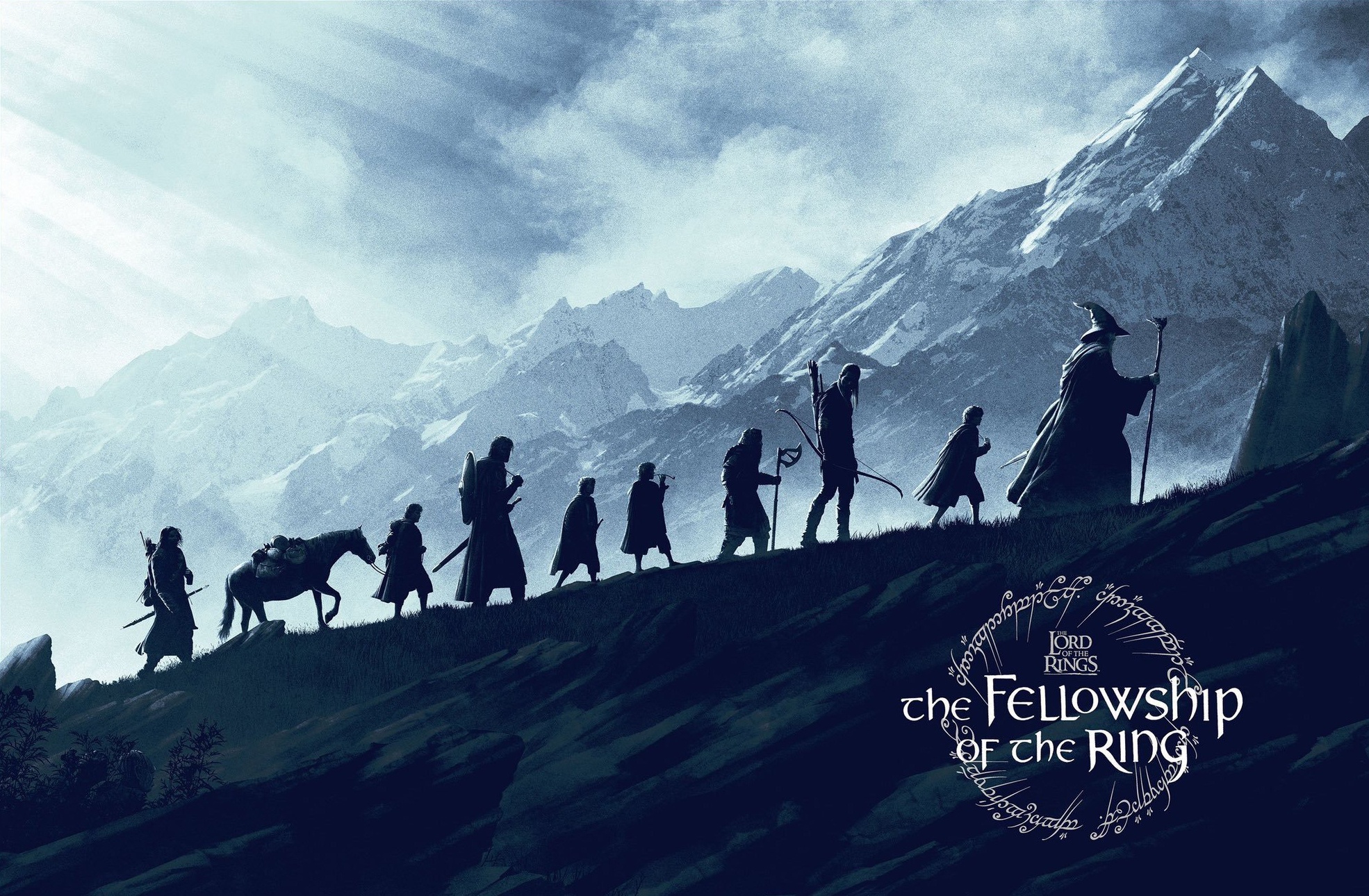 Movies Fantasy Art The Lord Of The Rings The Fellowship Of The Ring Artwork Mountains The Lord Of Th 1970x1290