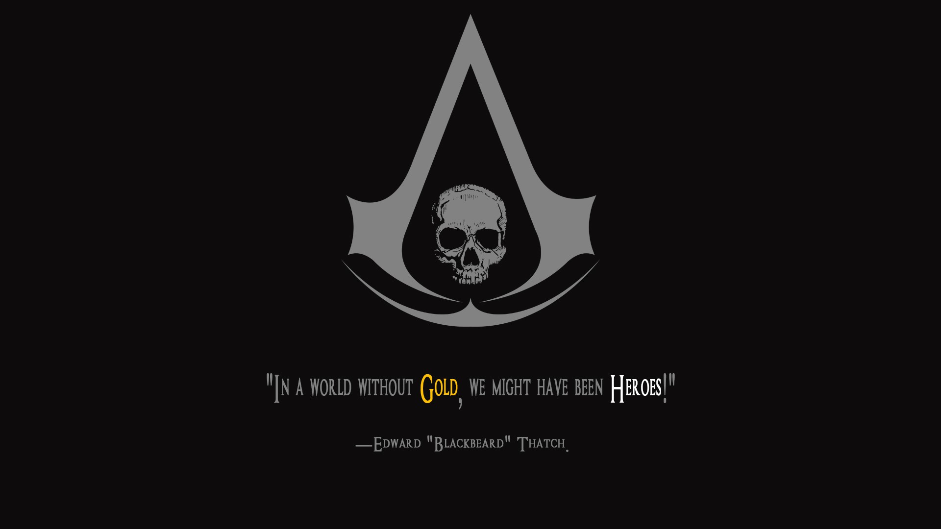 Assassins Creed Assassins Creed Black Flag Video Games Simple Background 1920x1080