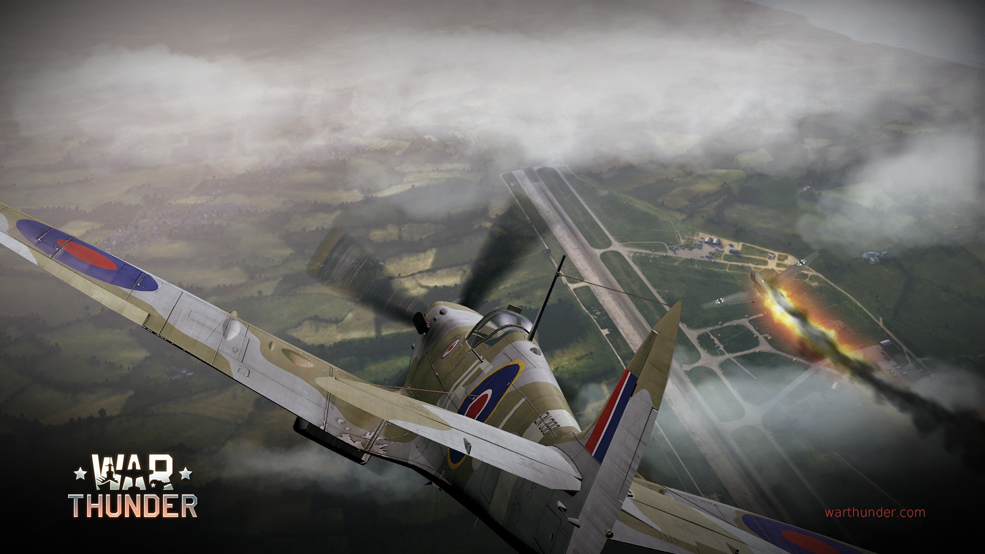 War Thunder Airplane Gaijin Entertainment Spitfire Video Games 1920x1080