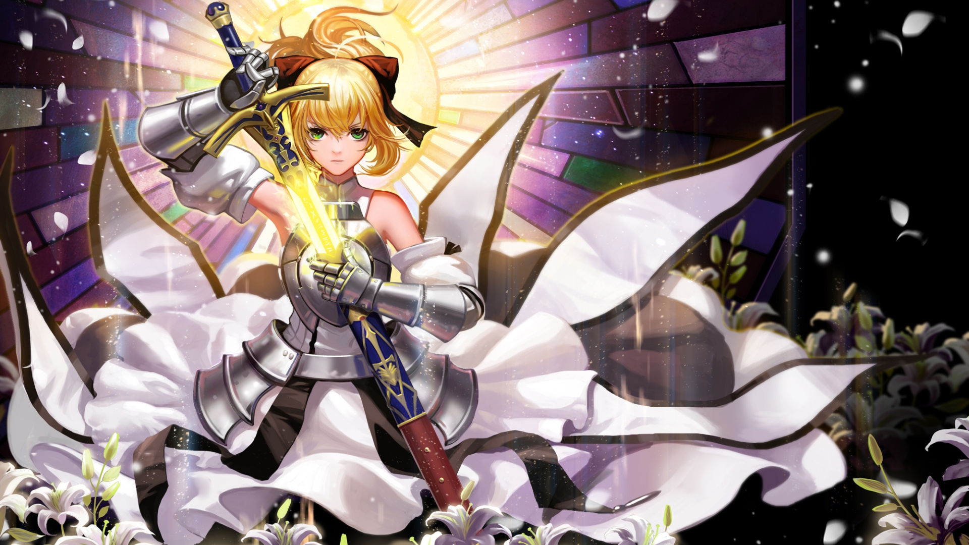 Fate Stay Night Anime Girls Armored Saber Saber Fate Grand Order 1920x1080