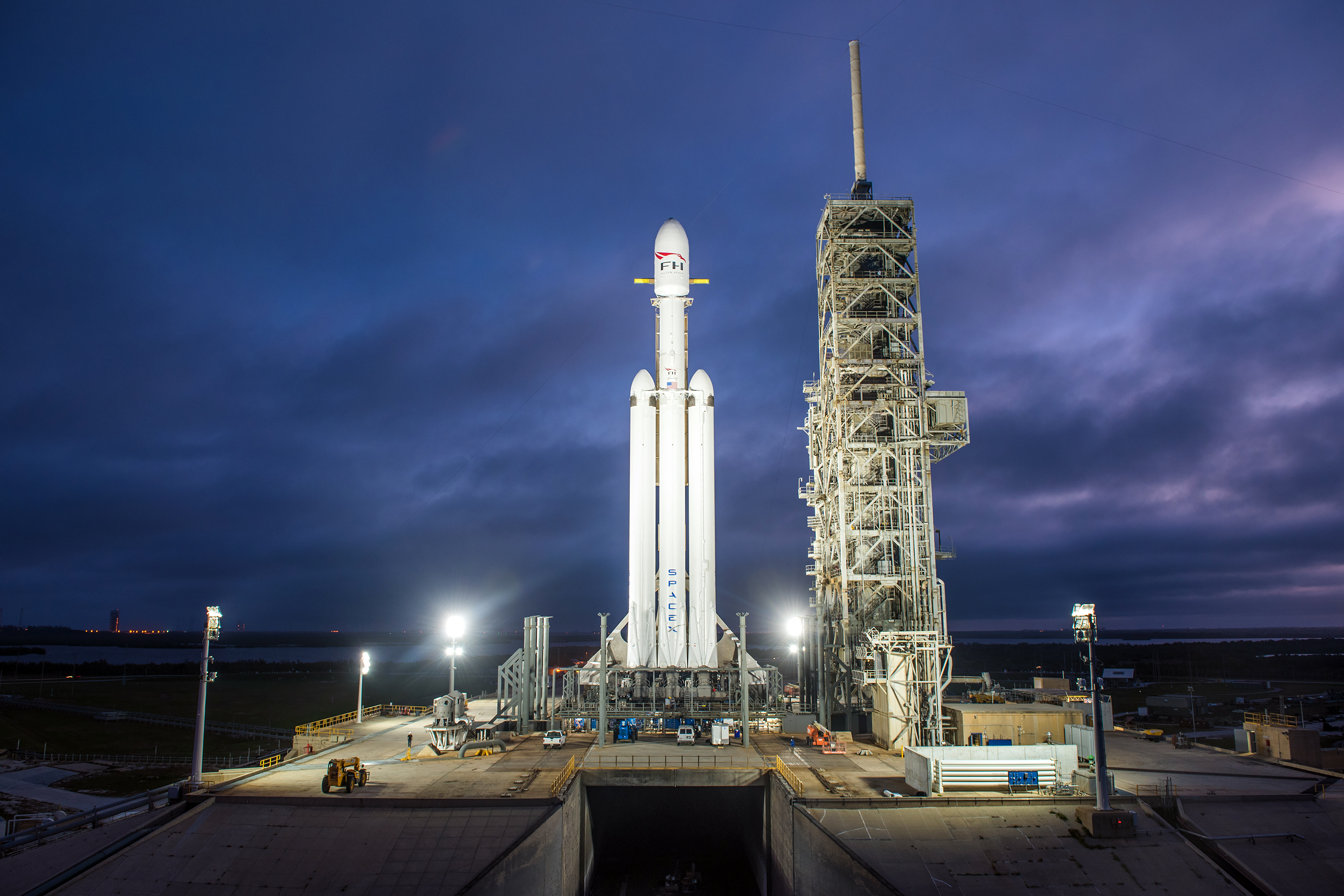 SpaceX Falcon Heavy Rocket Photography 3000x2000