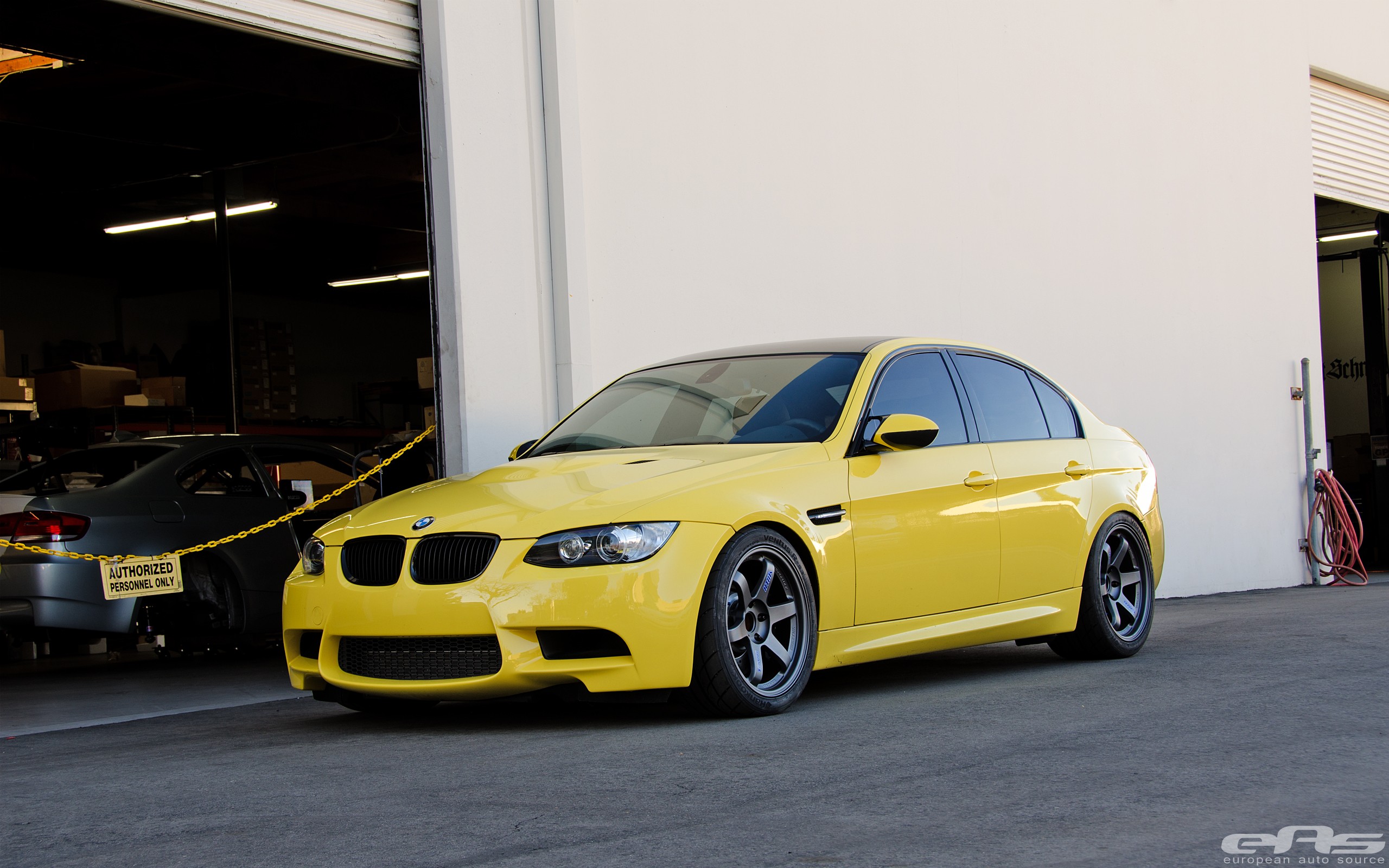 BMW BMW M3 E90 BMW 3 Series Car Yellow Cars BMW E90 2560x1600