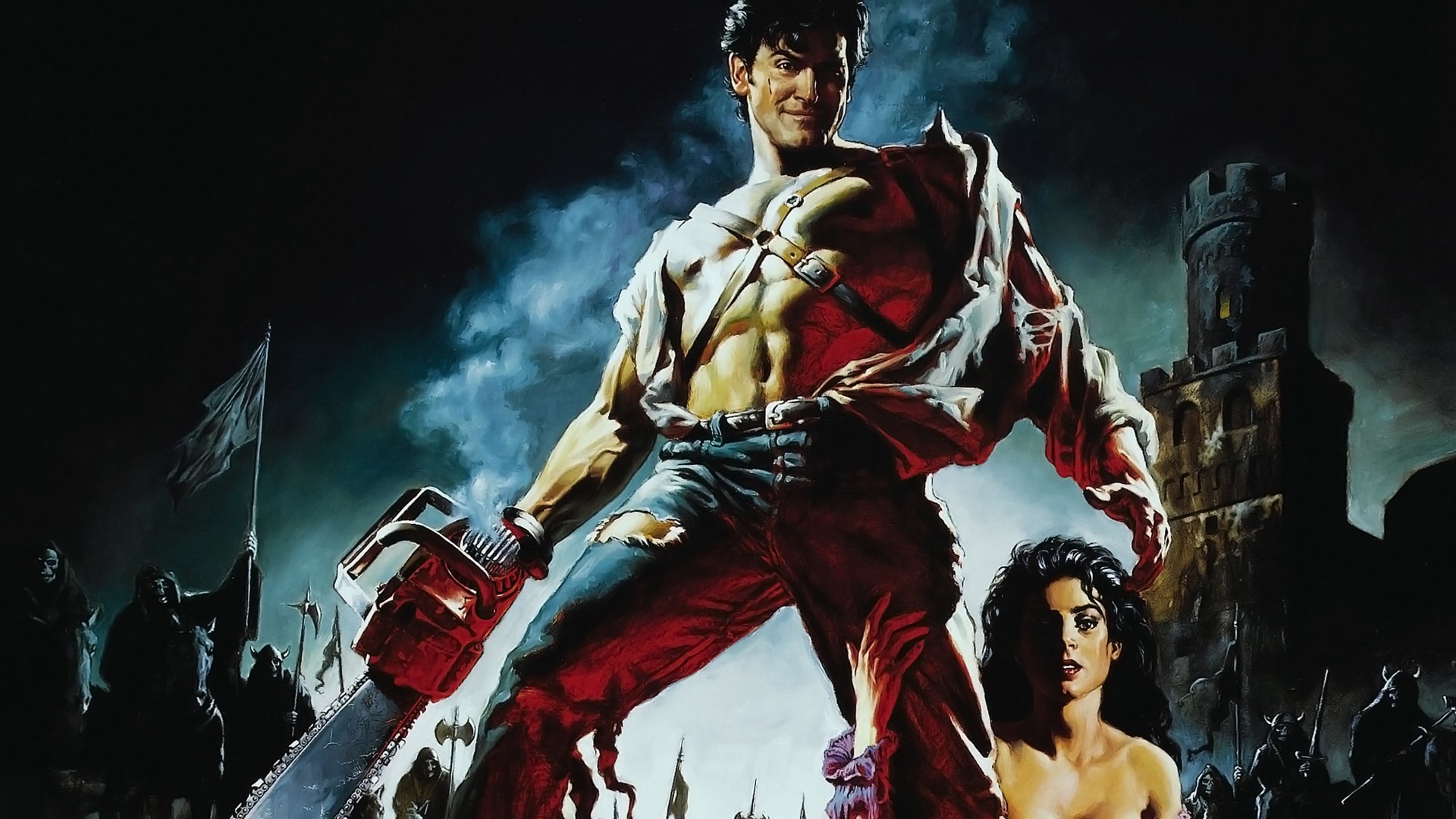 Evil Dead Chainsaws Bruce Campbell Army Of Darkness 1920x1080