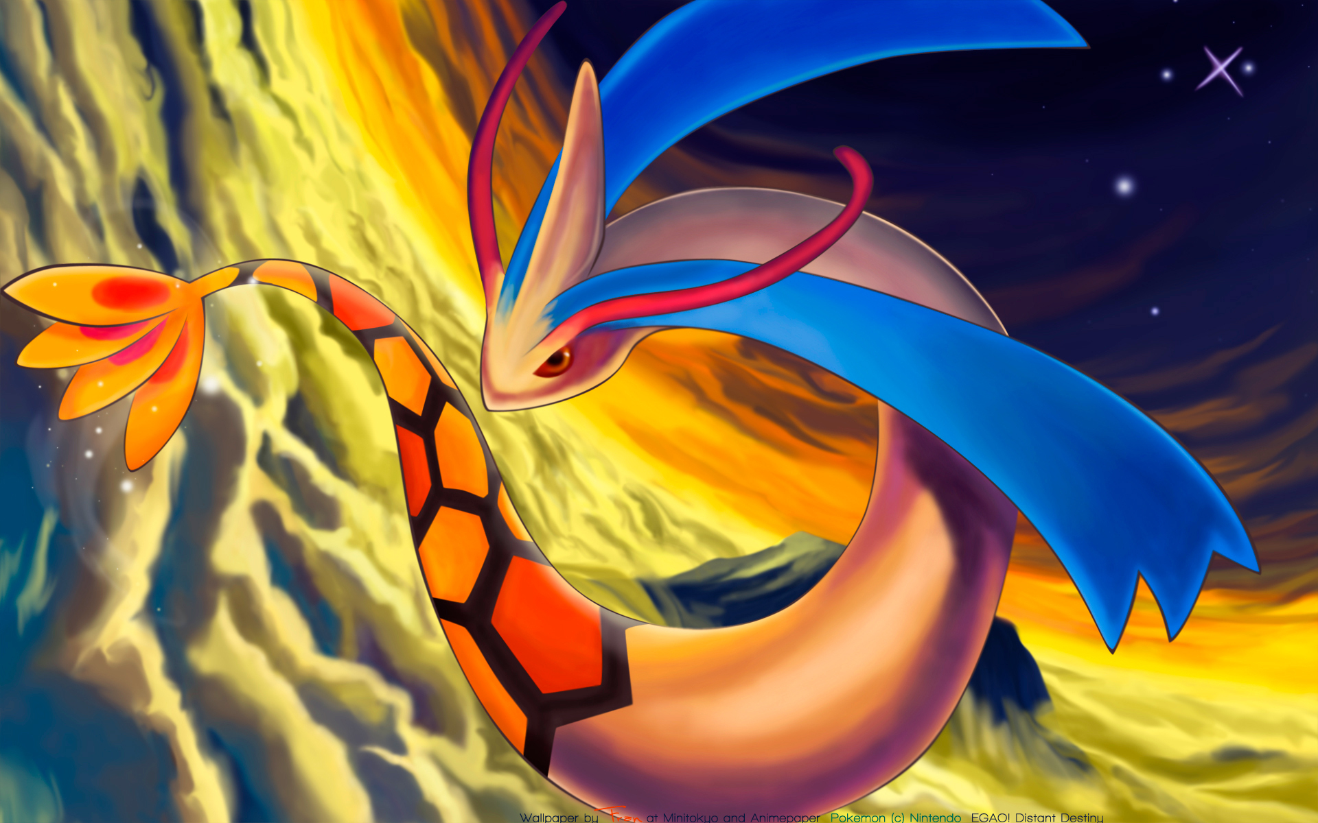 Milotic Pokemon Shiny Pokemon 1920x1200