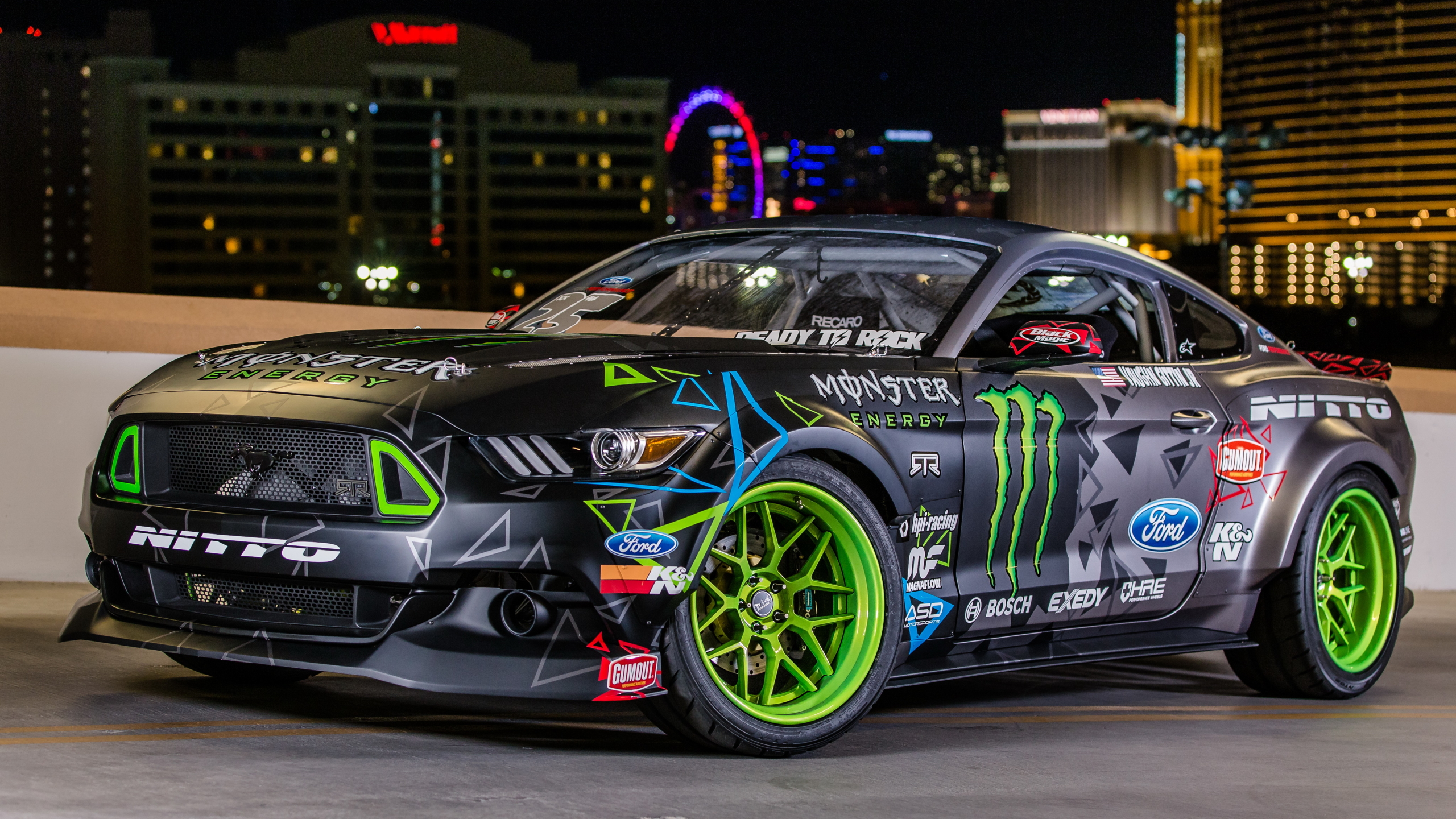 Car Vehicle Ford Ford Mustang RTR Vaughn Gittin Jr 2560x1440