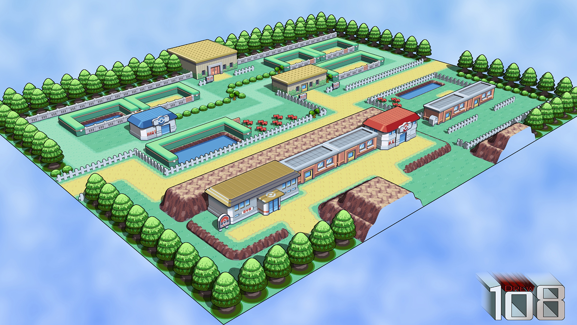 Video Game Pokemon FireRed And LeafGreen 1920x1080